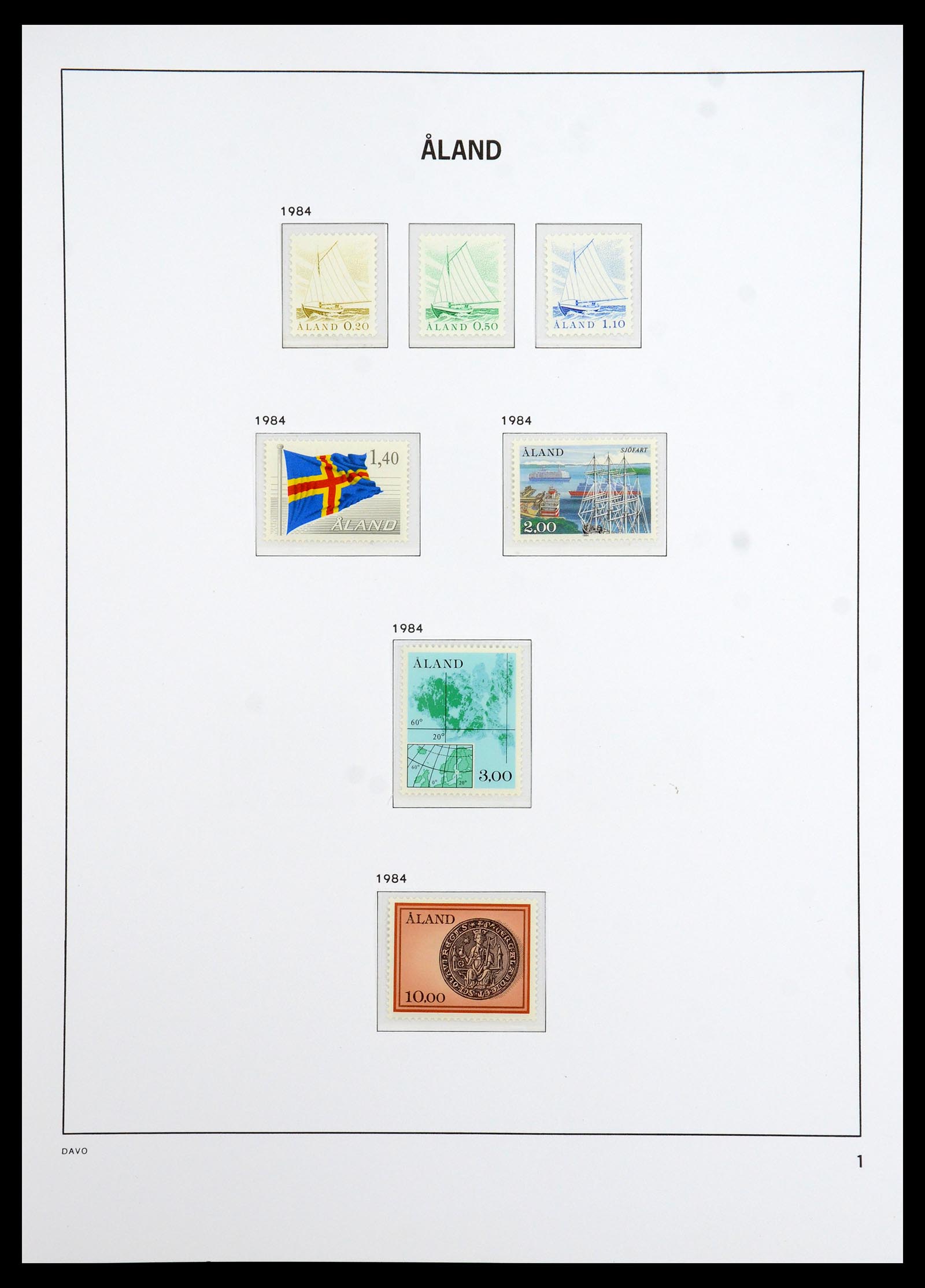 35768 001 - Stamp Collection 35768 Scandinavia 1938-2012.
