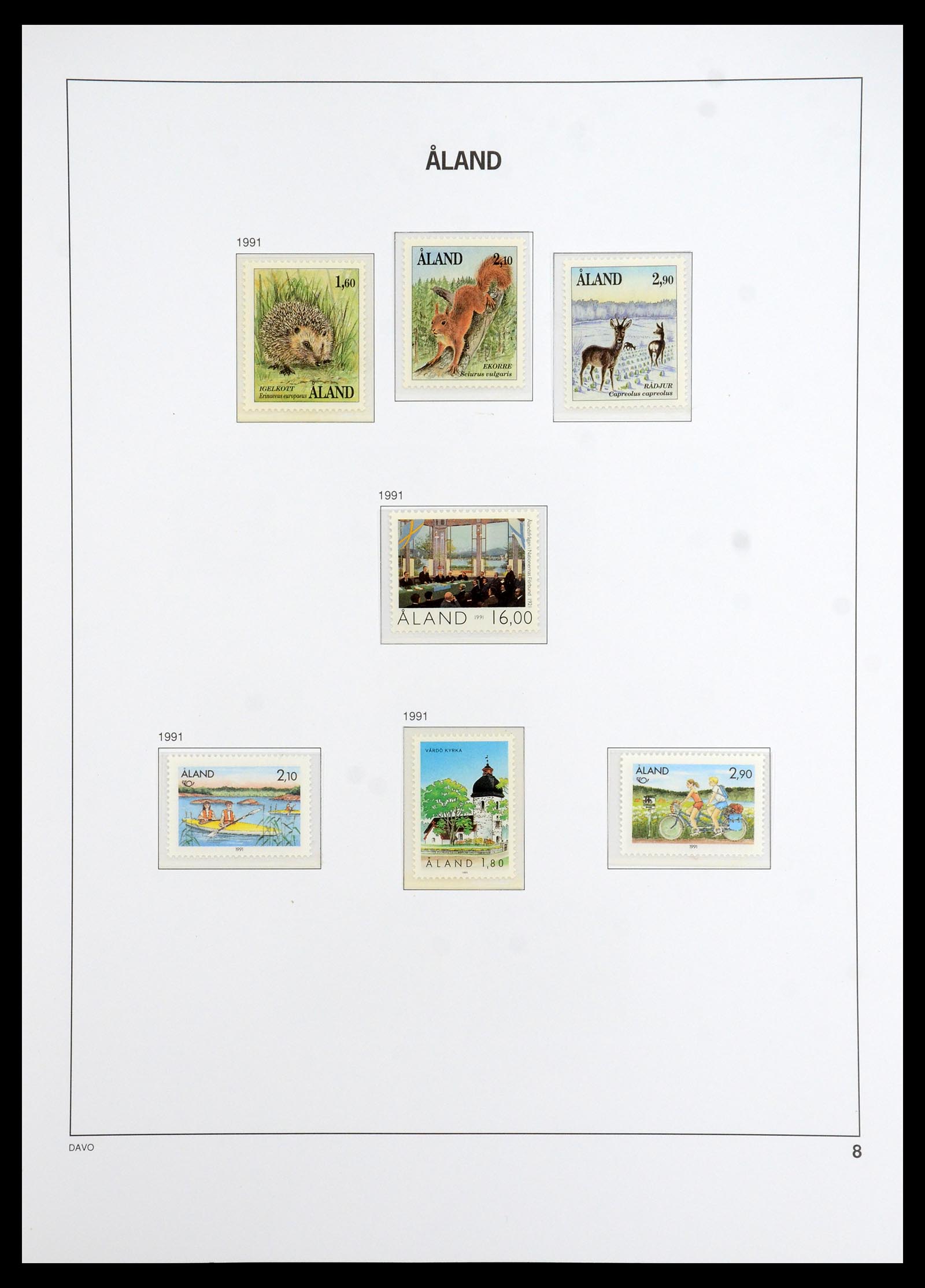 35768 008 - Postzegelverzameling 35768 Scandinavië 1938-2012.