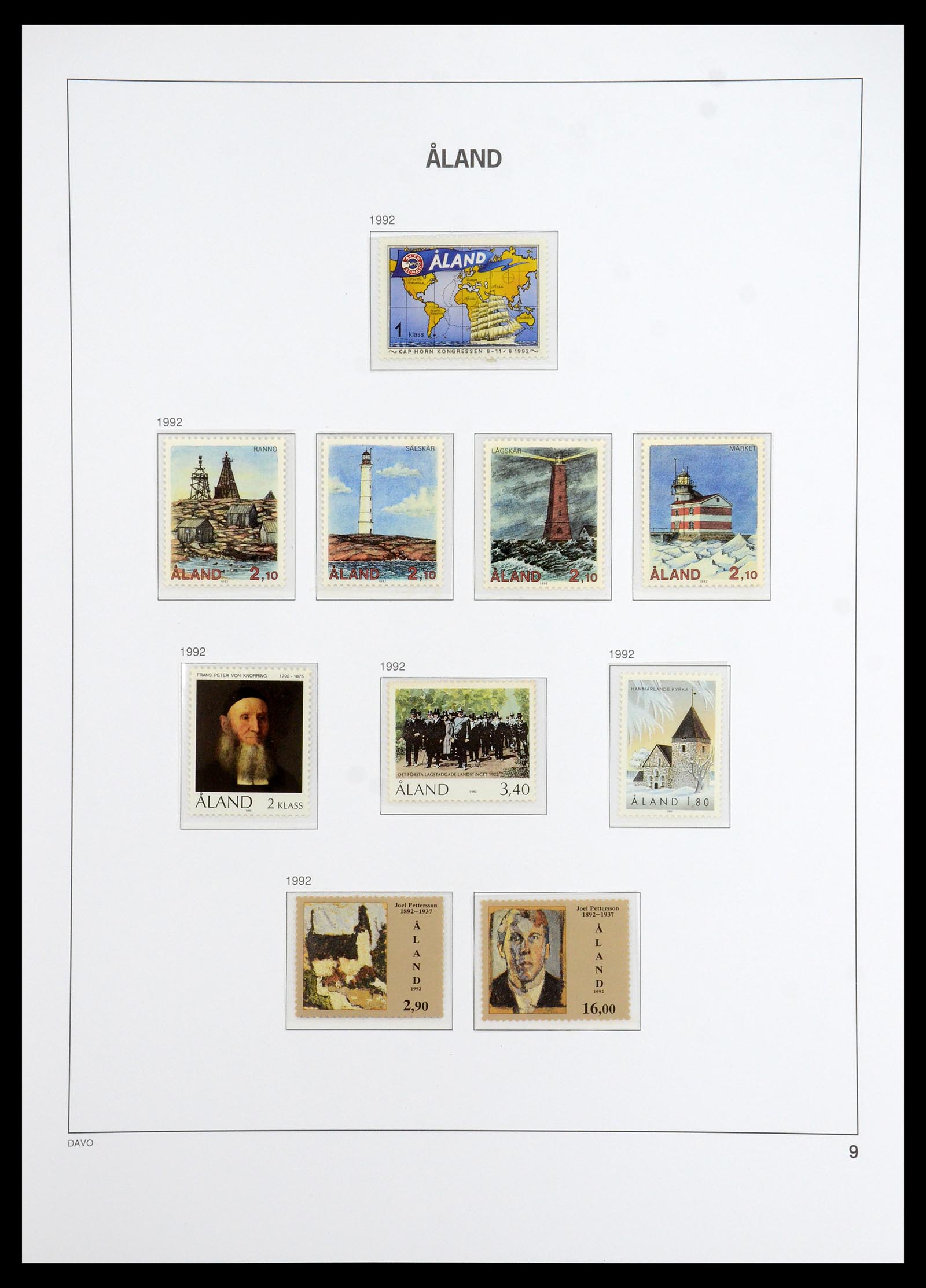 35768 009 - Stamp Collection 35768 Scandinavia 1938-2012.