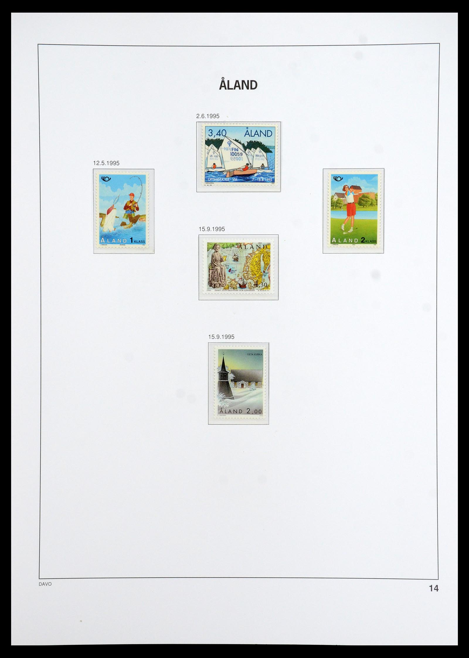 35768 014 - Postzegelverzameling 35768 Scandinavië 1938-2012.
