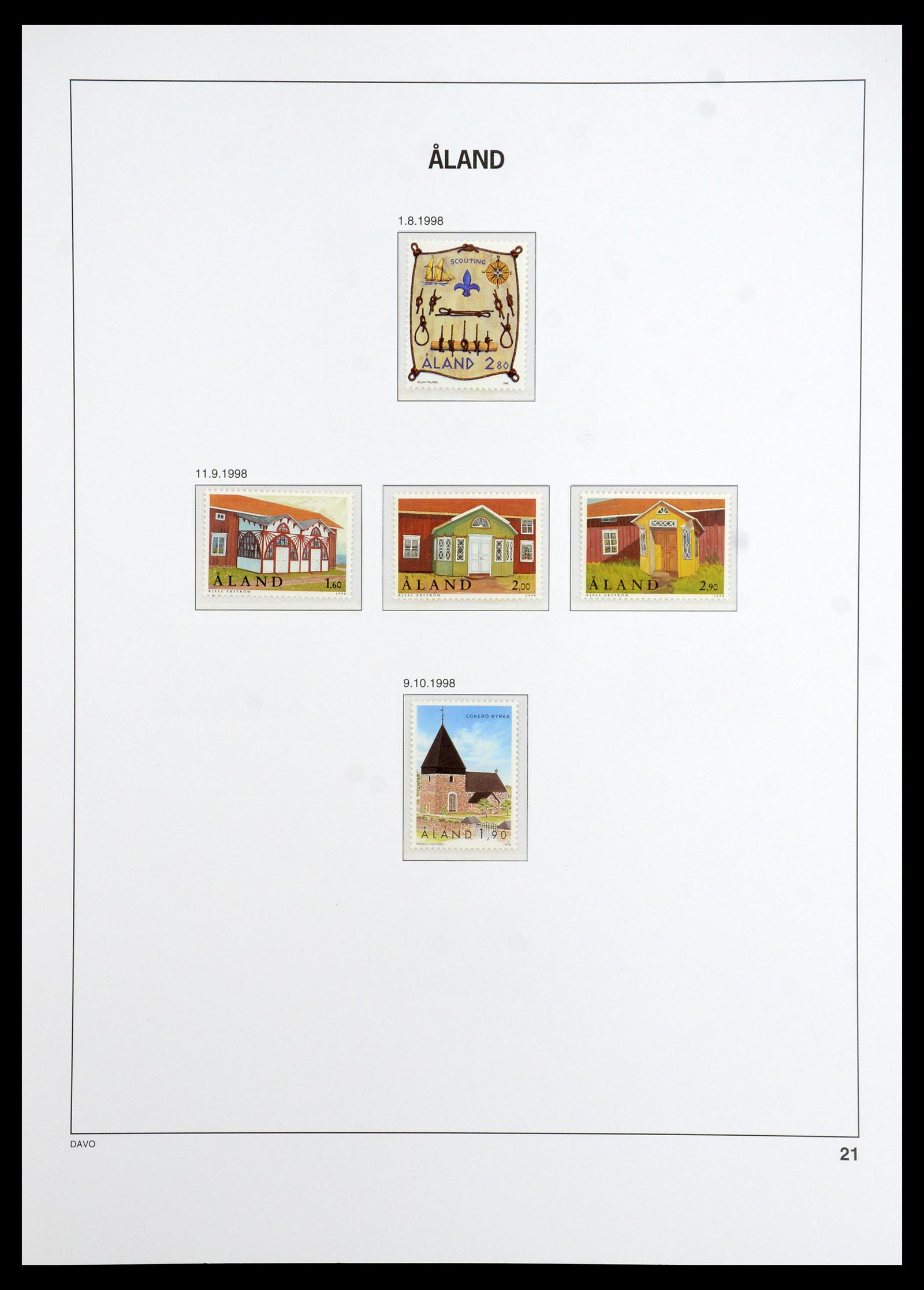 35768 021 - Postzegelverzameling 35768 Scandinavië 1938-2012.