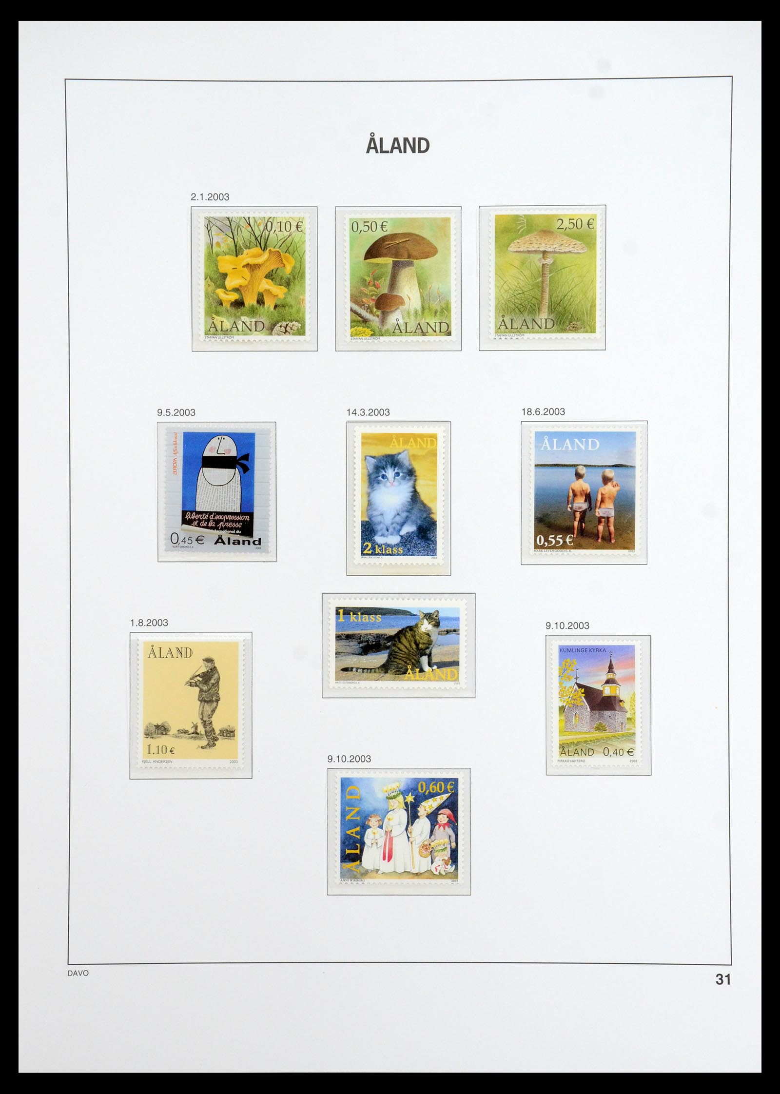35768 031 - Postzegelverzameling 35768 Scandinavië 1938-2012.