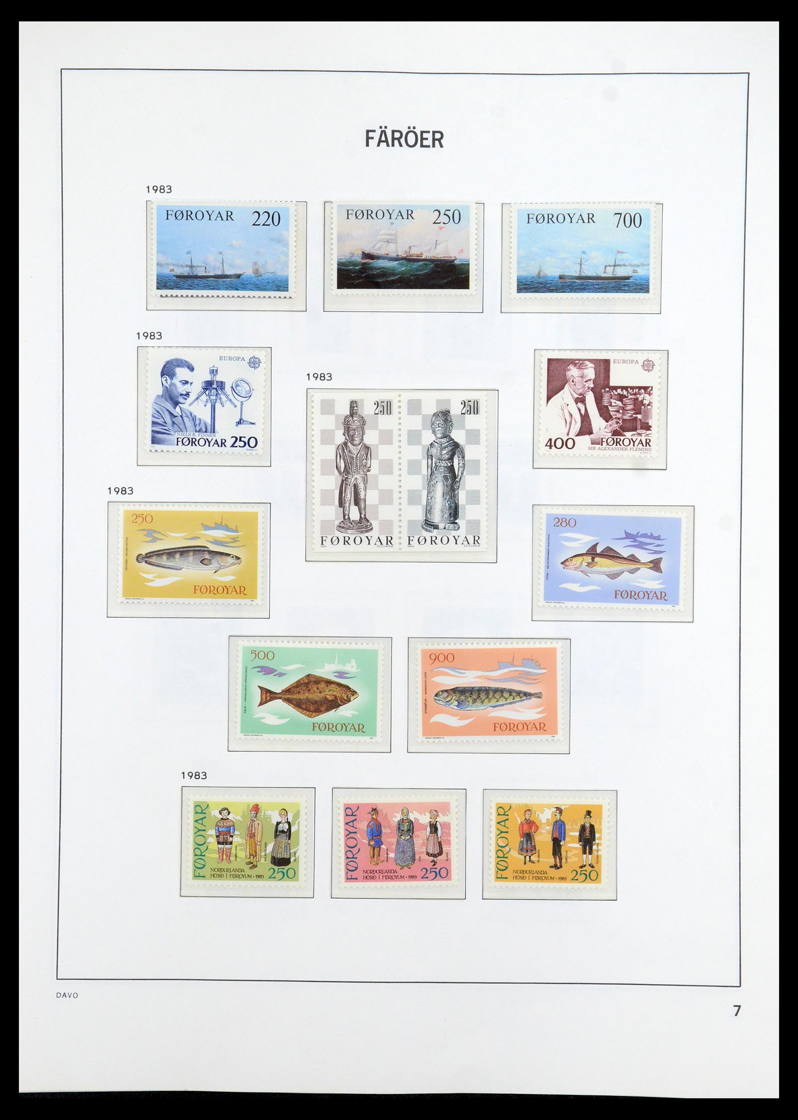 35768 076 - Stamp Collection 35768 Scandinavia 1938-2012.