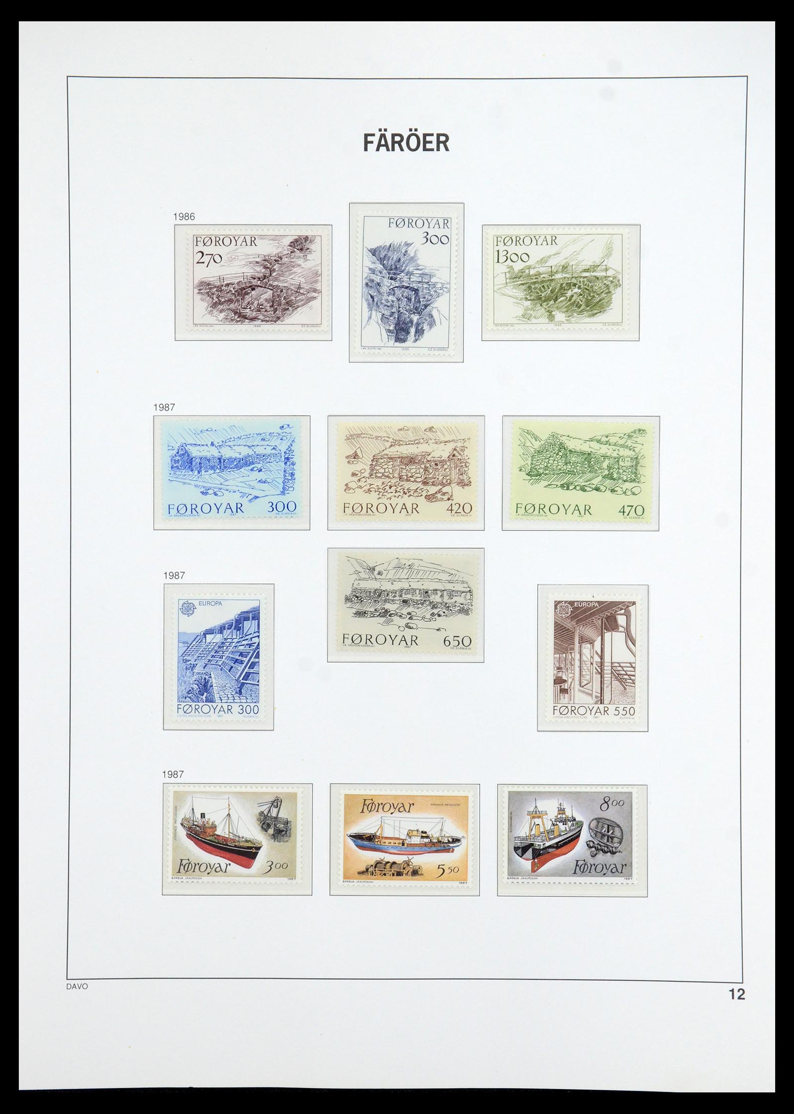 35768 081 - Stamp Collection 35768 Scandinavia 1938-2012.