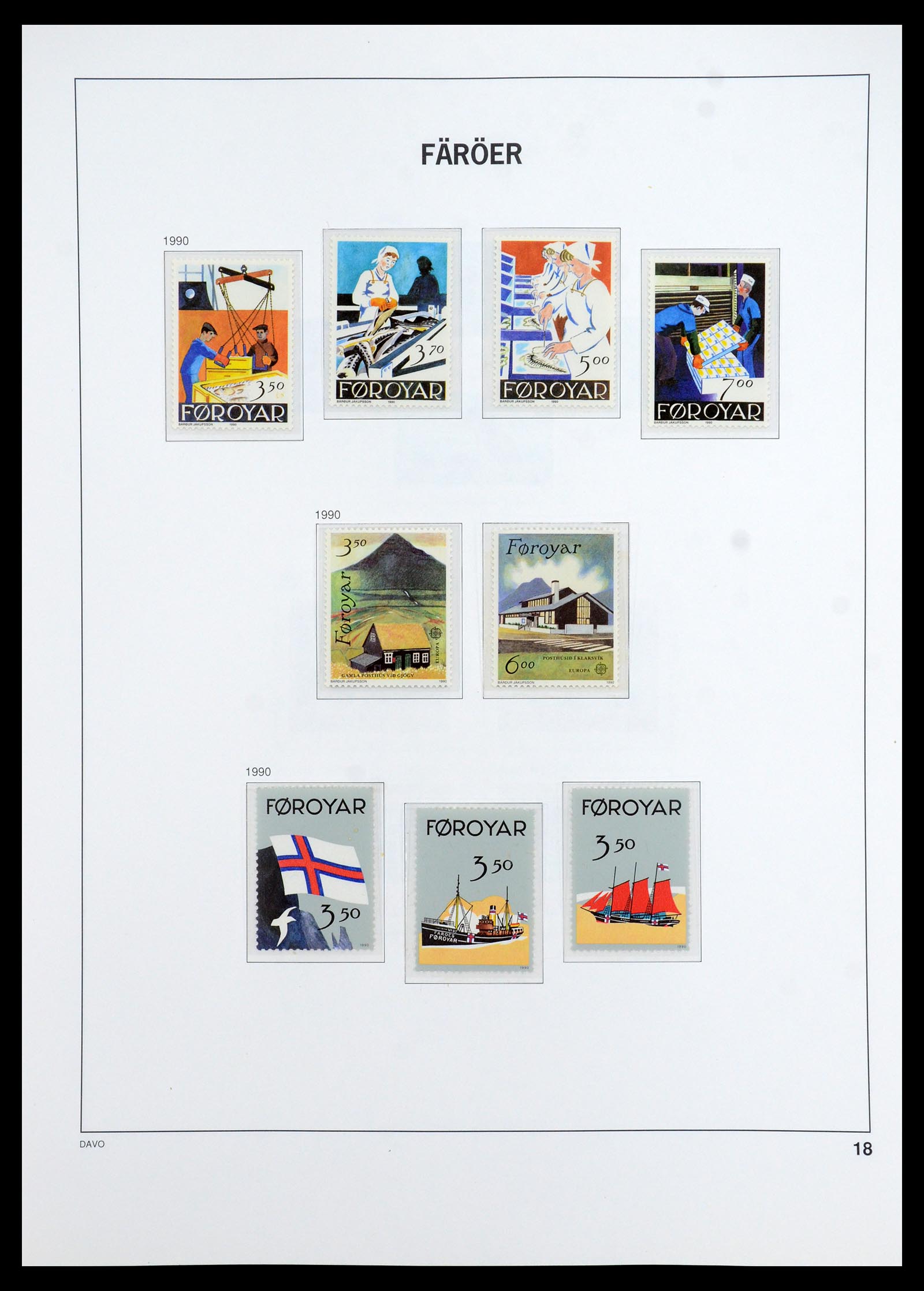 35768 087 - Stamp Collection 35768 Scandinavia 1938-2012.