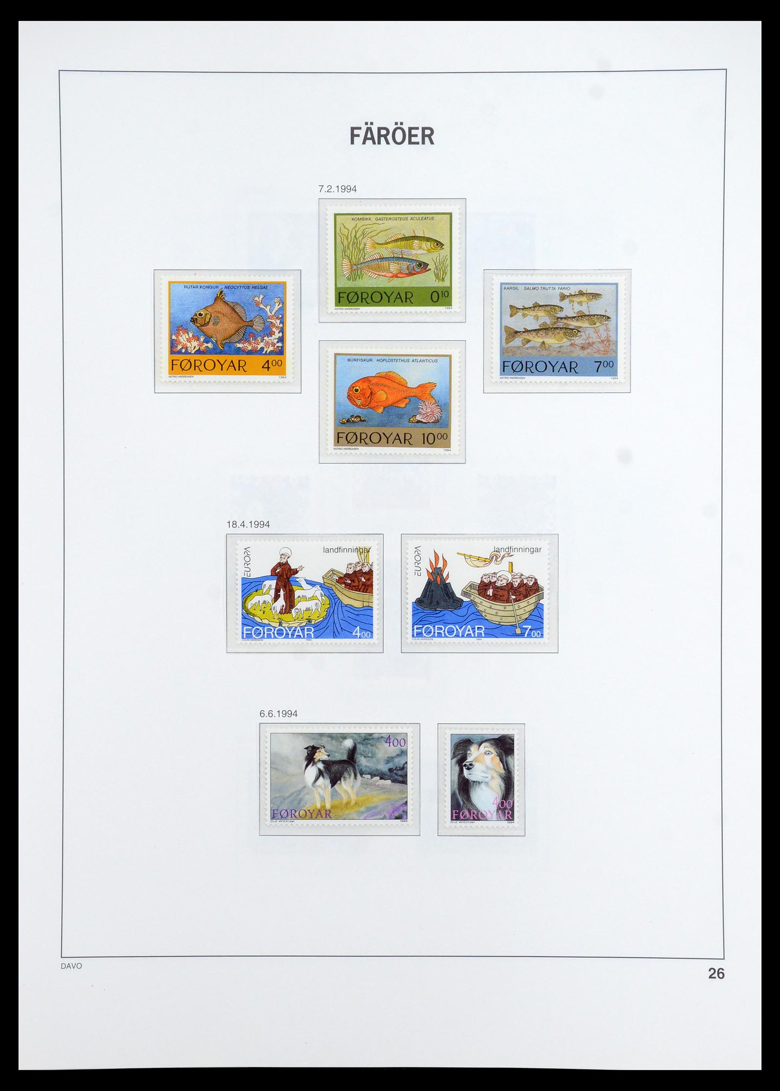 35768 095 - Stamp Collection 35768 Scandinavia 1938-2012.