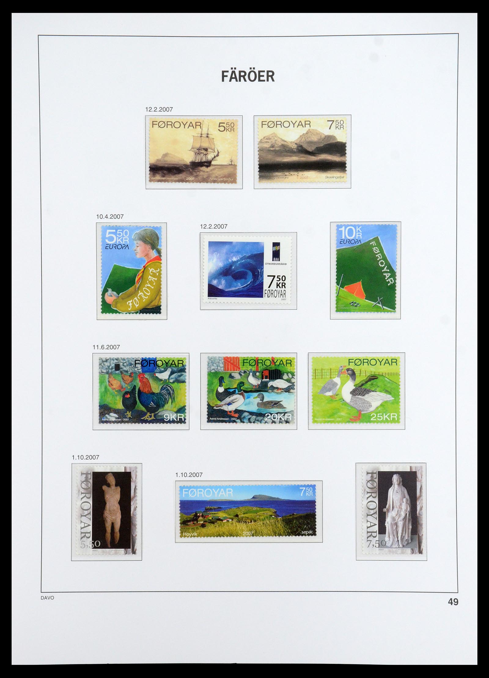 35768 118 - Postzegelverzameling 35768 Scandinavië 1938-2012.