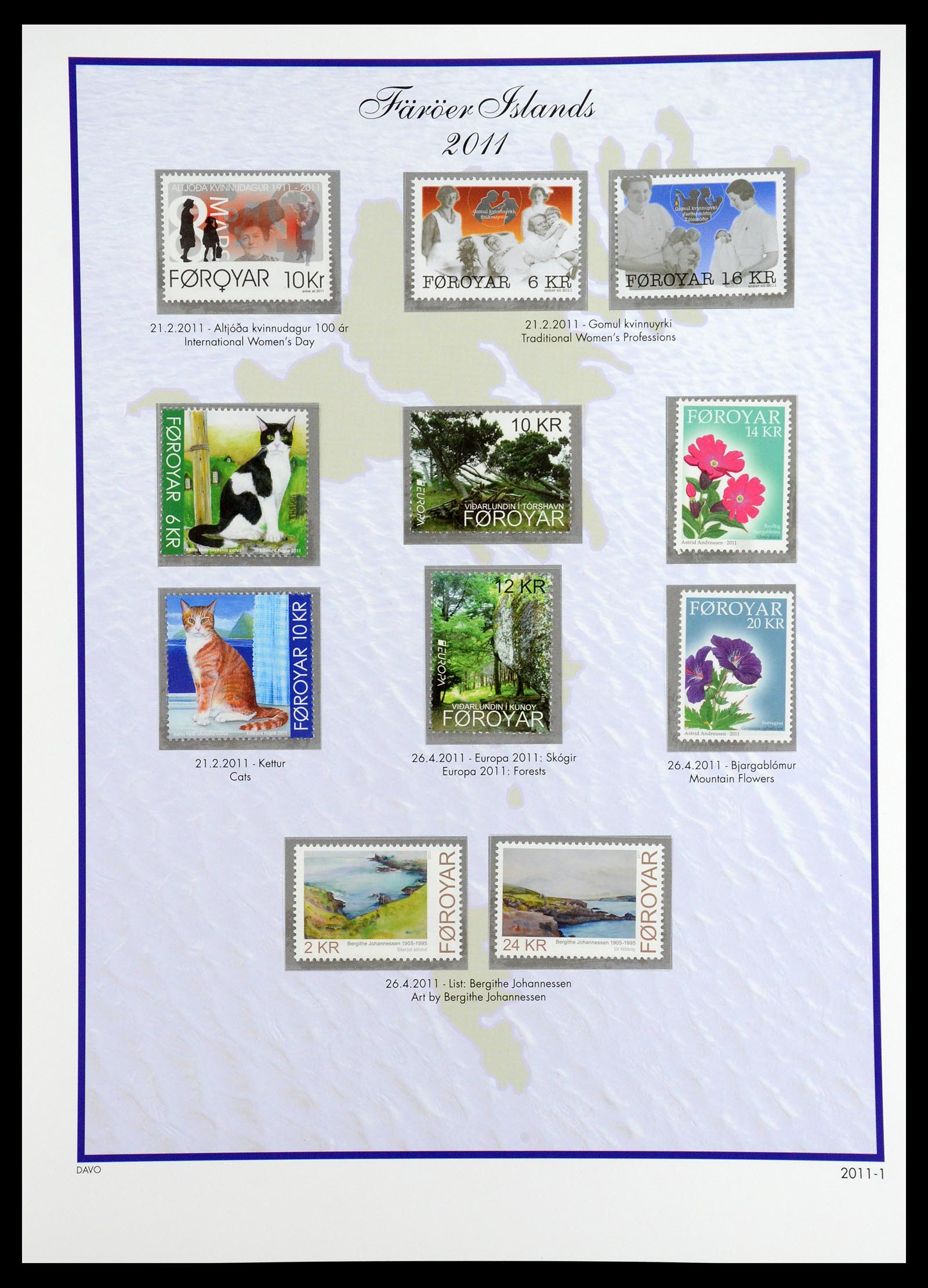 35768 124 - Postzegelverzameling 35768 Scandinavië 1938-2012.