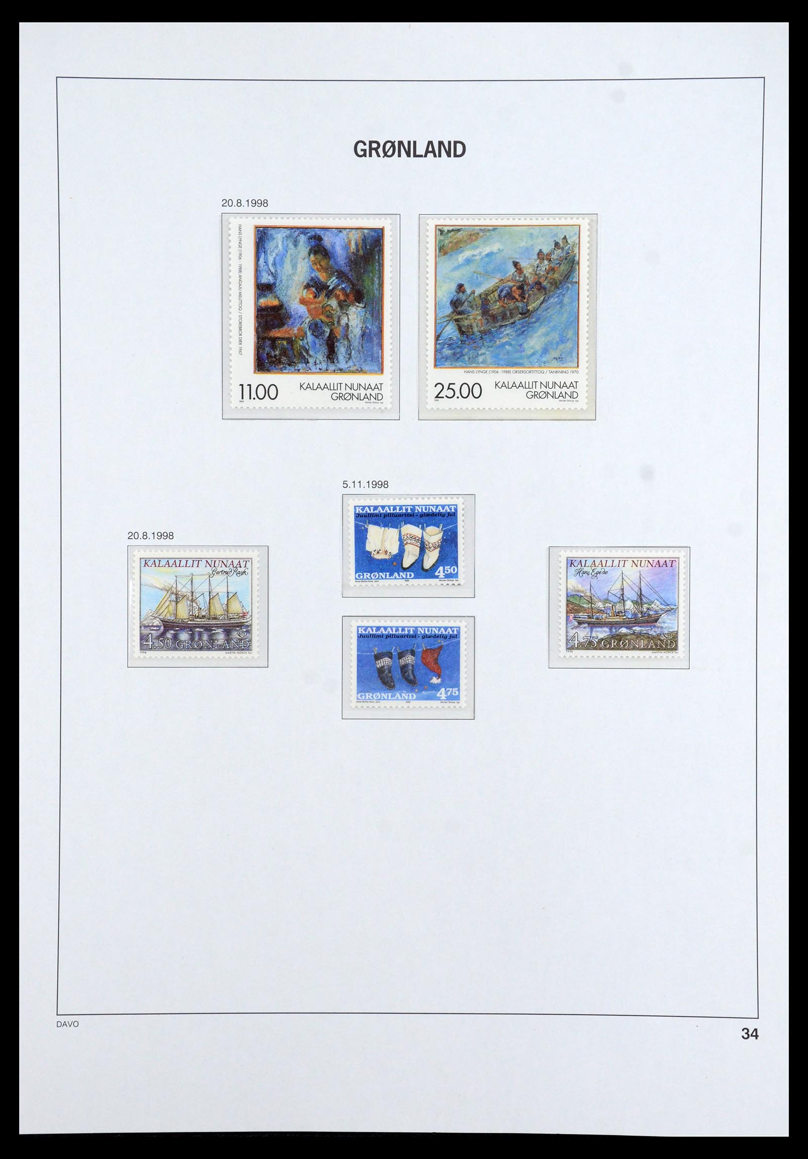 35768 220 - Postzegelverzameling 35768 Scandinavië 1938-2012.