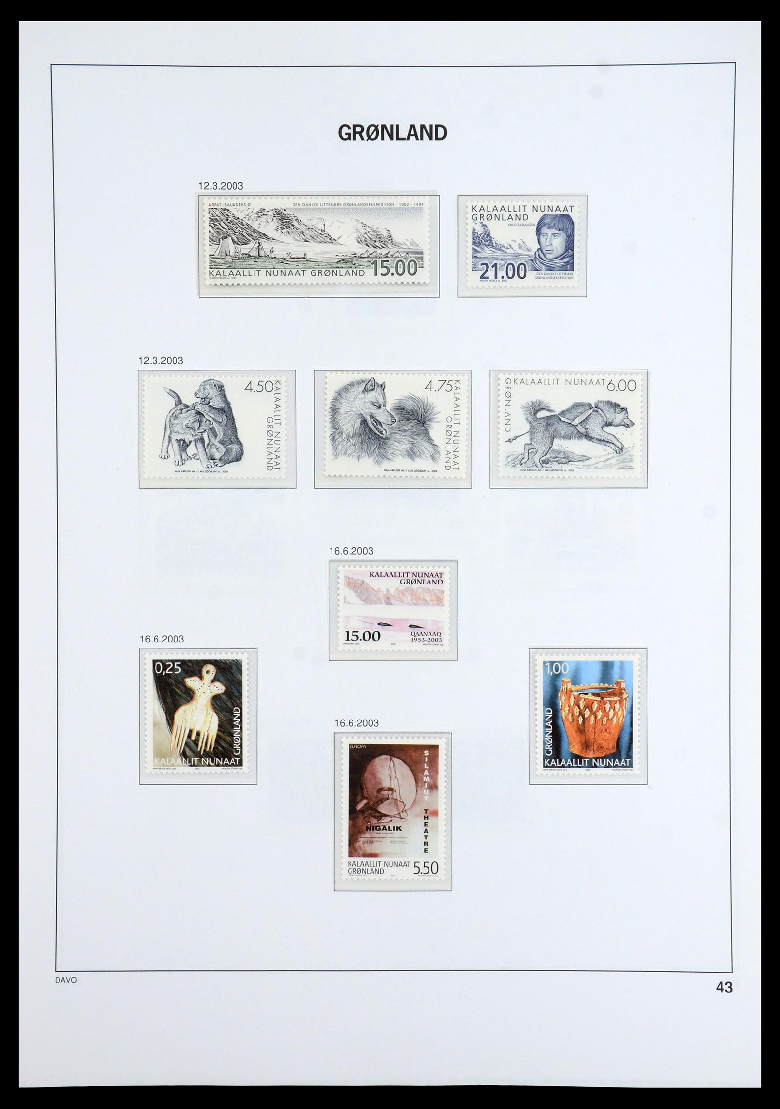 35768 229 - Postzegelverzameling 35768 Scandinavië 1938-2012.