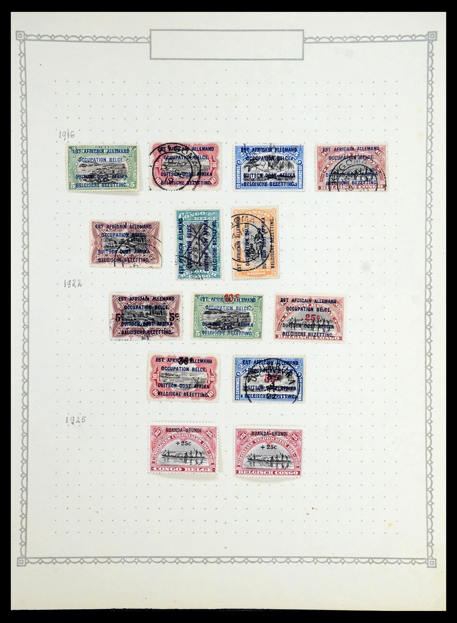 35769 018 - Stamp Collection 35769 Belgian Congo 1886-1950.