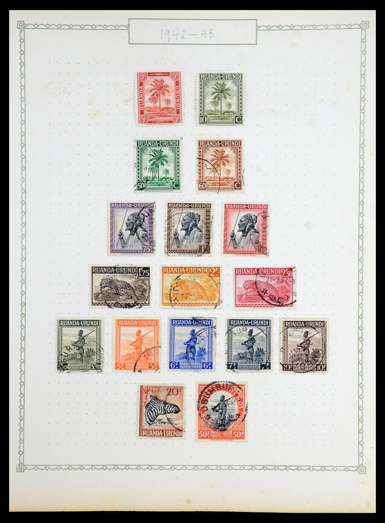 35769 021 - Postzegelverzameling 35769 Belgisch Congo 1886-1950.