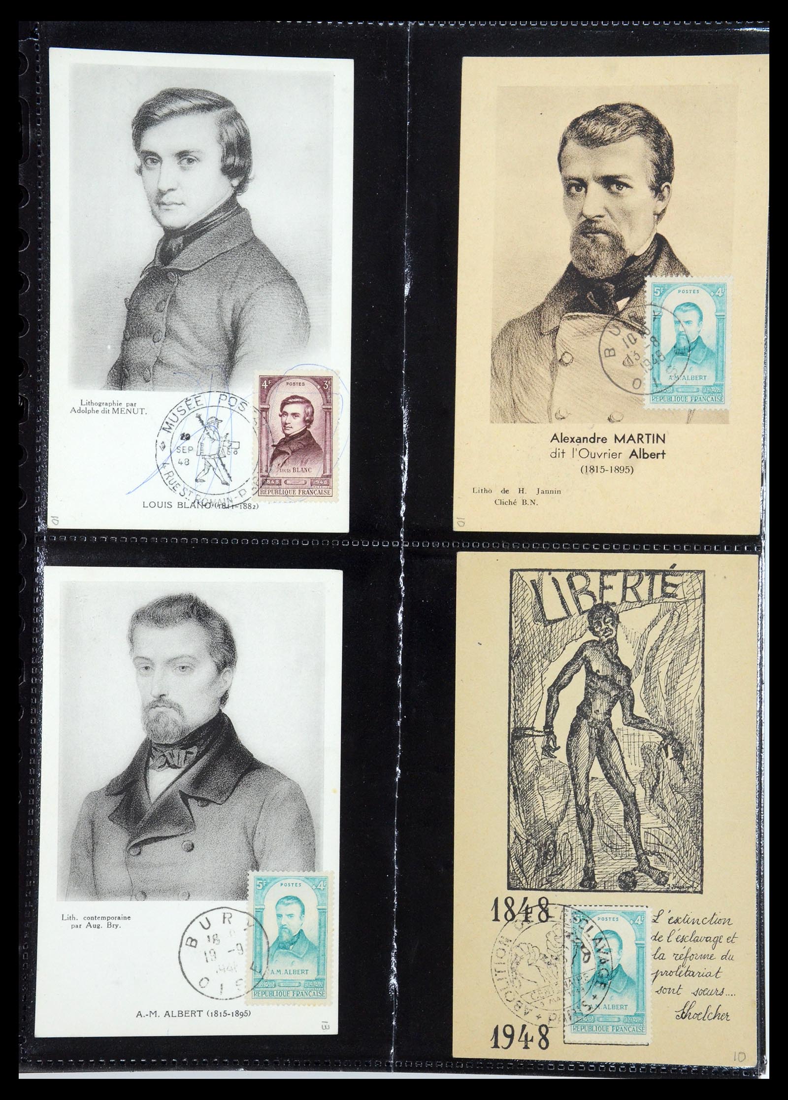 35770 011 - Postzegelverzameling 35770 Frankrijk maximumkaarten 1936(!)-1990.