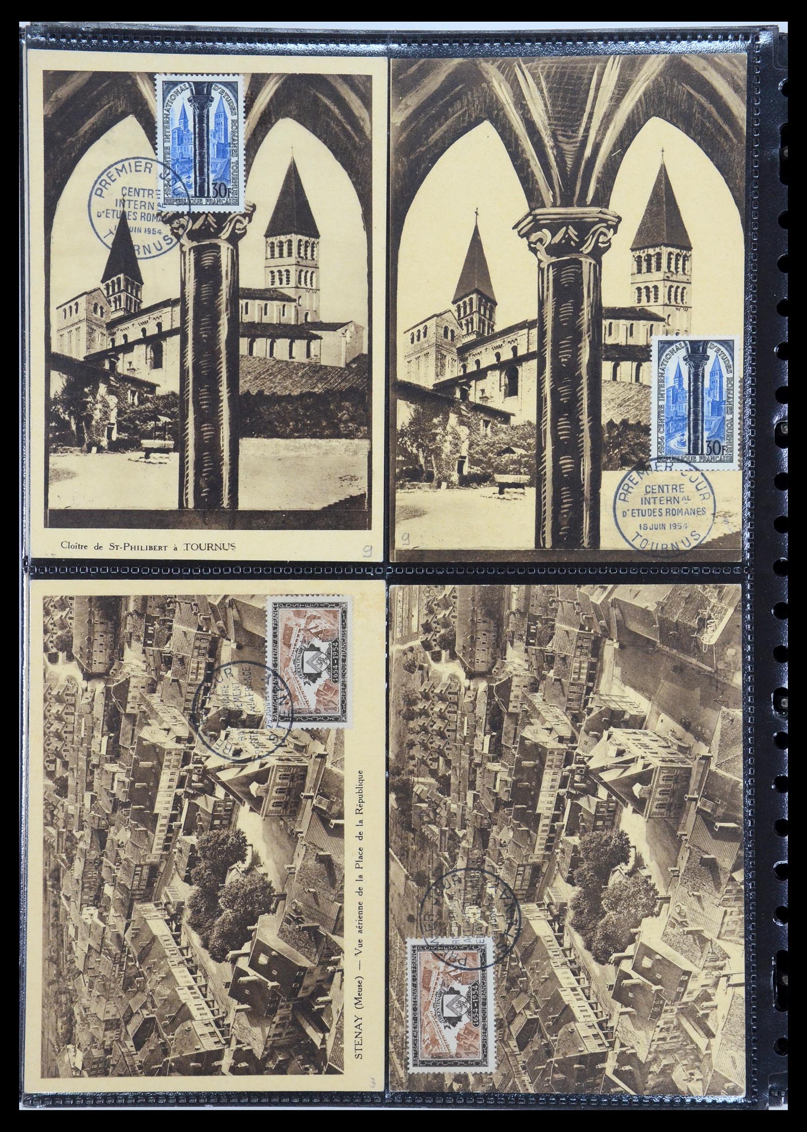 35770 036 - Postzegelverzameling 35770 Frankrijk maximumkaarten 1936(!)-1990.