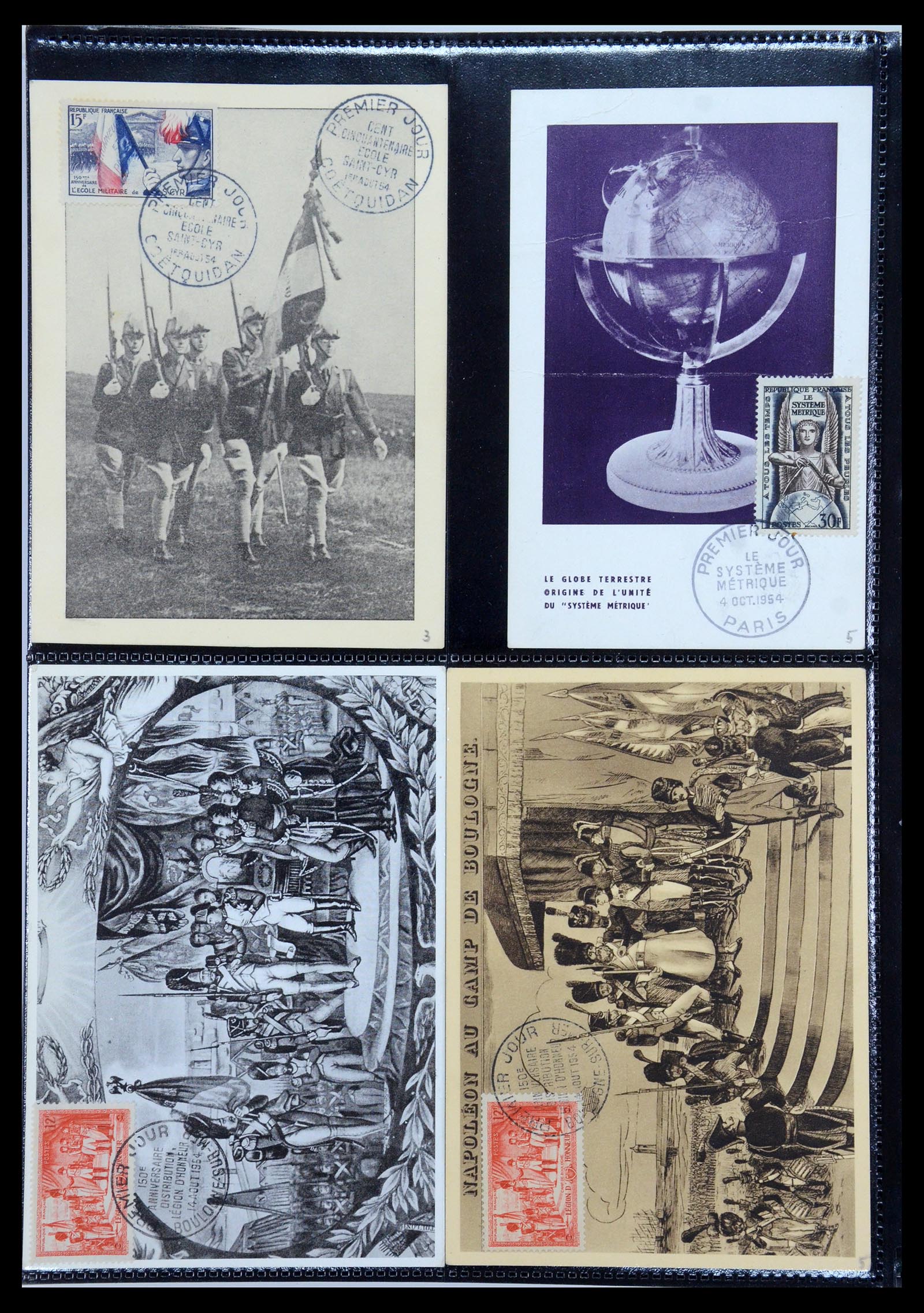 35770 038 - Postzegelverzameling 35770 Frankrijk maximumkaarten 1936(!)-1990.