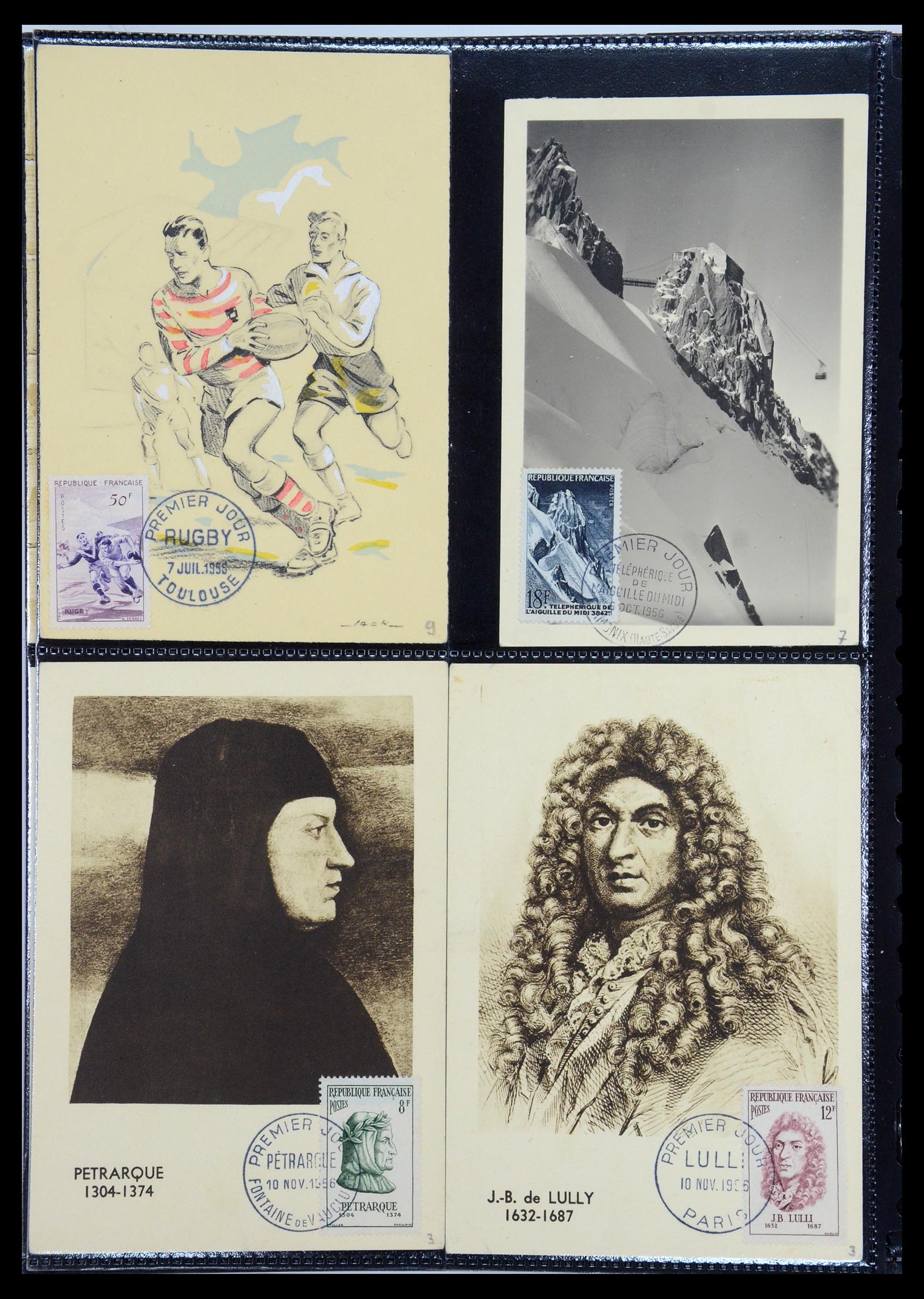 35770 044 - Postzegelverzameling 35770 Frankrijk maximumkaarten 1936(!)-1990.