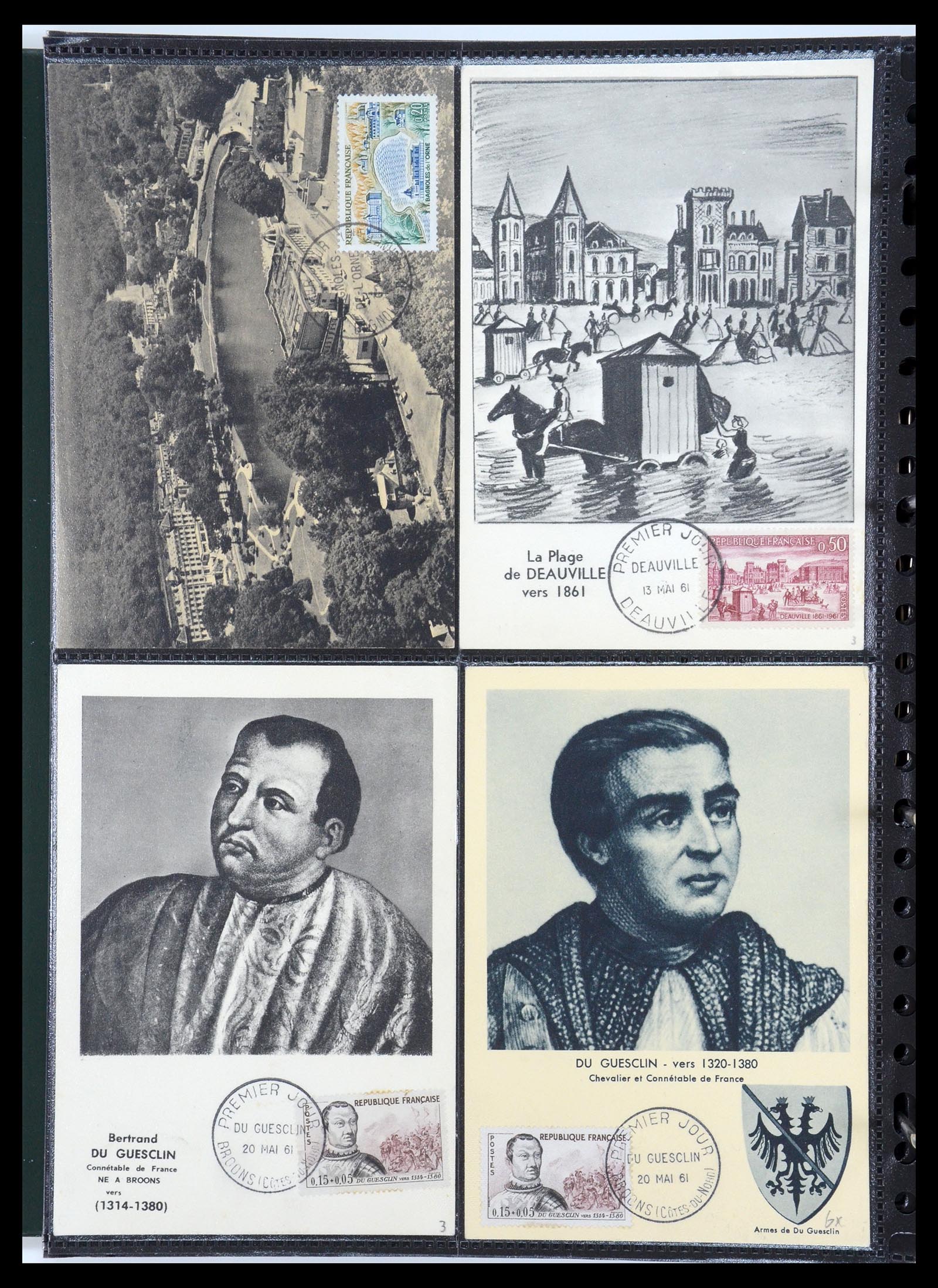 35770 078 - Postzegelverzameling 35770 Frankrijk maximumkaarten 1936(!)-1990.