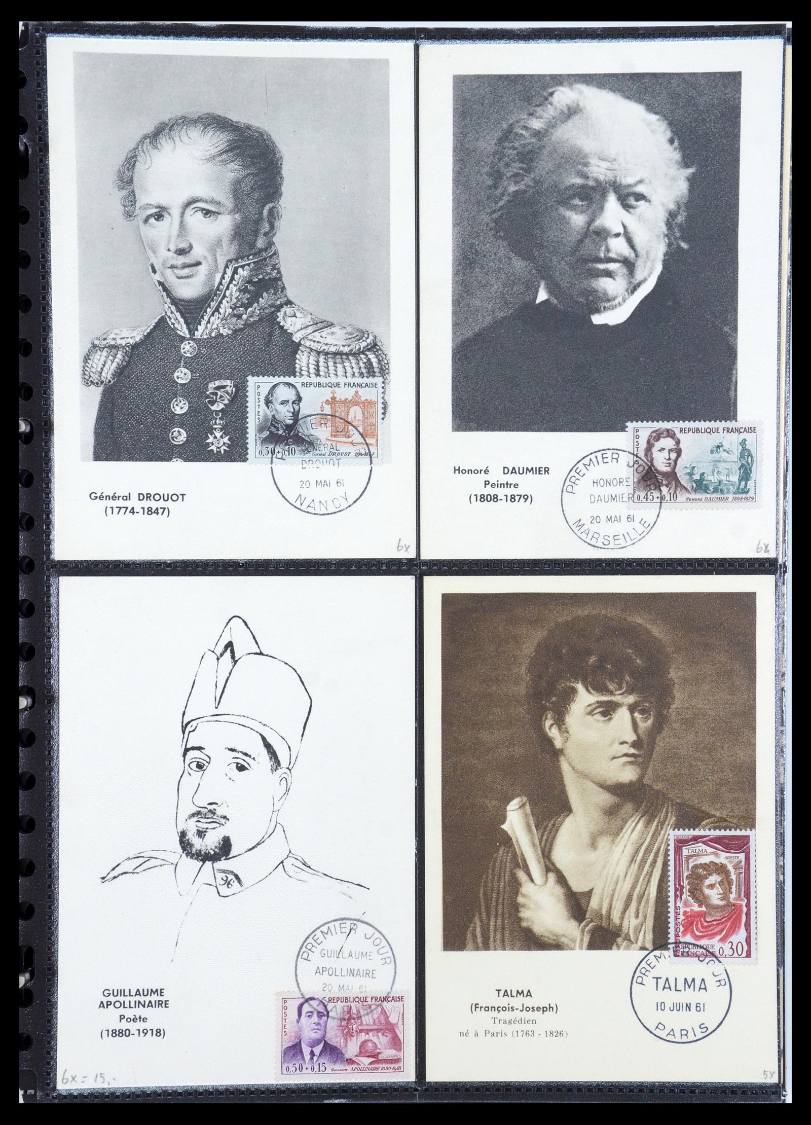 35770 081 - Postzegelverzameling 35770 Frankrijk maximumkaarten 1936(!)-1990.