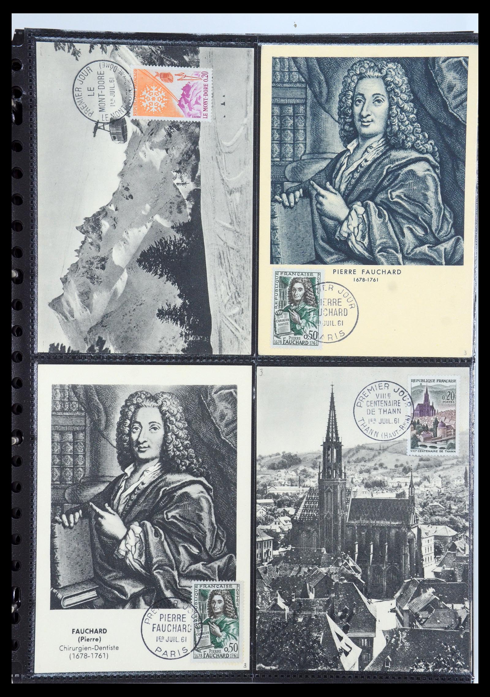 35770 083 - Postzegelverzameling 35770 Frankrijk maximumkaarten 1936(!)-1990.