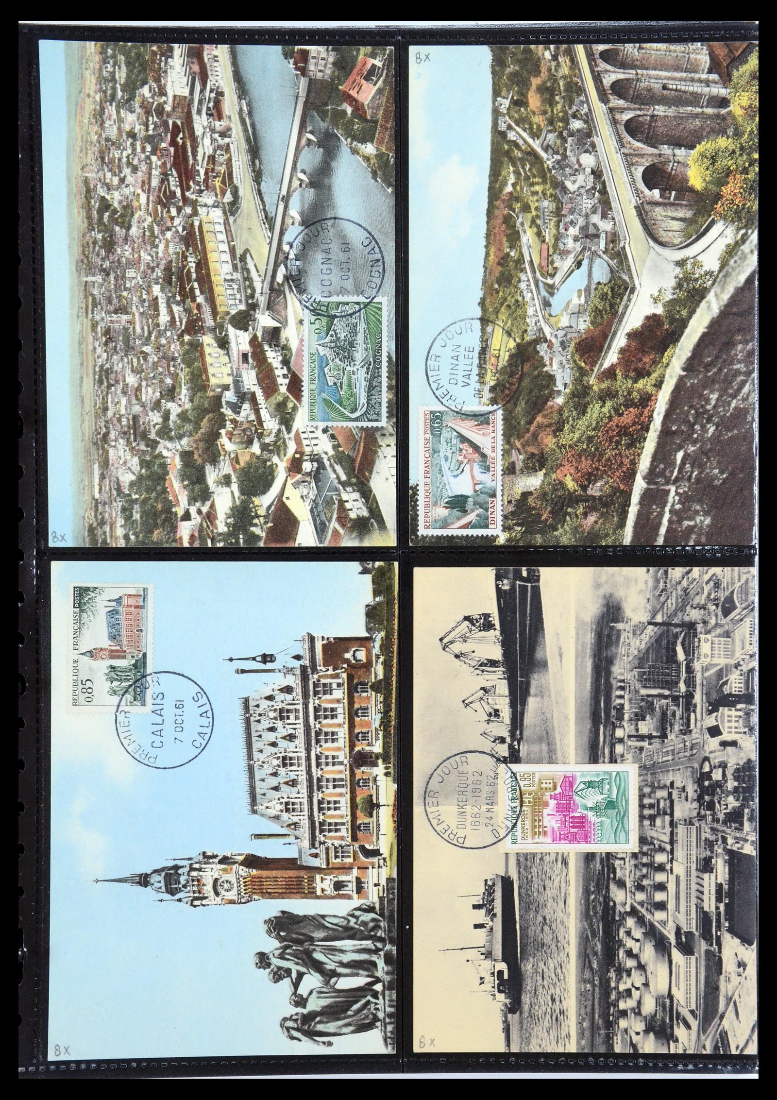 35770 085 - Postzegelverzameling 35770 Frankrijk maximumkaarten 1936(!)-1990.