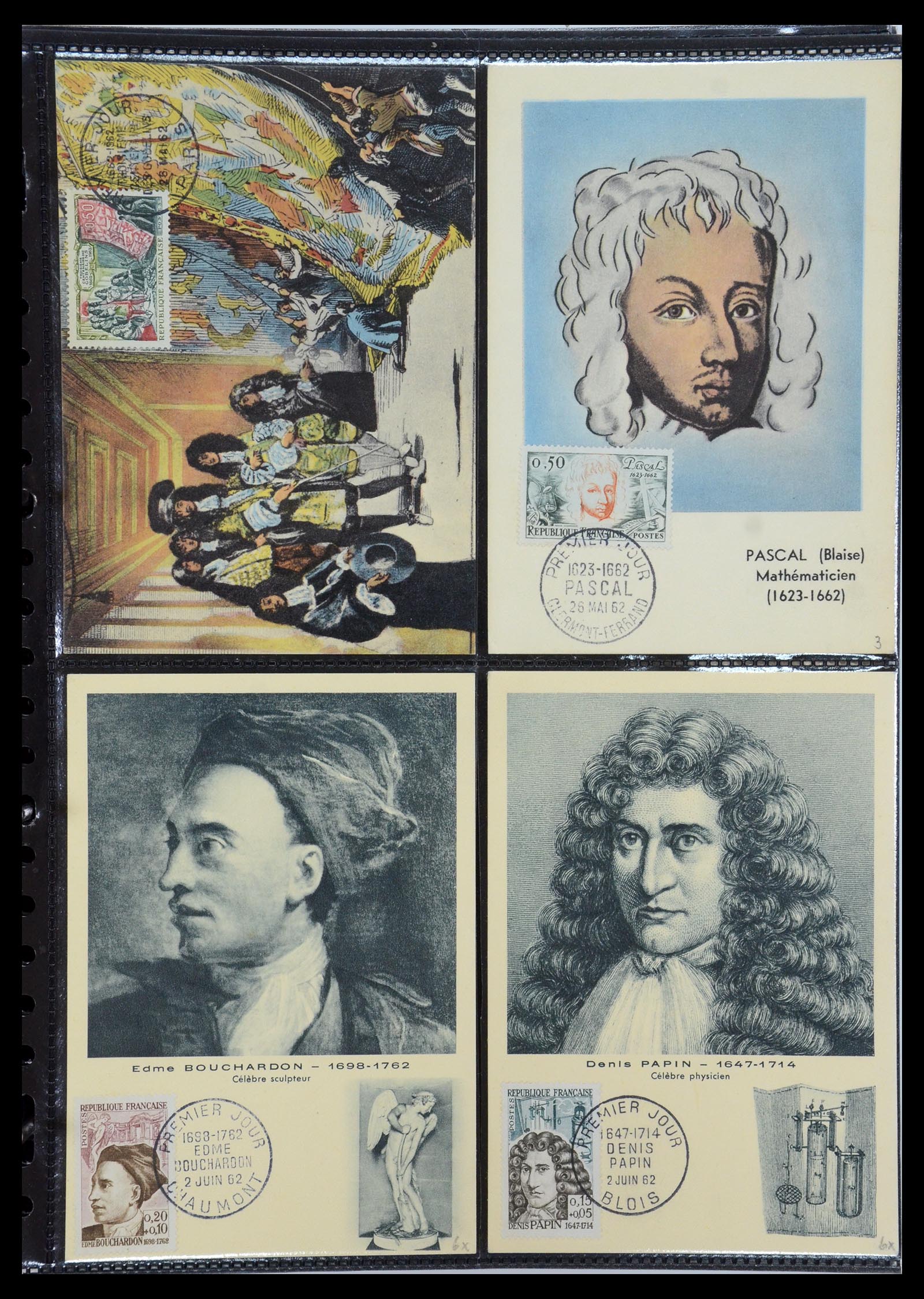 35770 091 - Postzegelverzameling 35770 Frankrijk maximumkaarten 1936(!)-1990.
