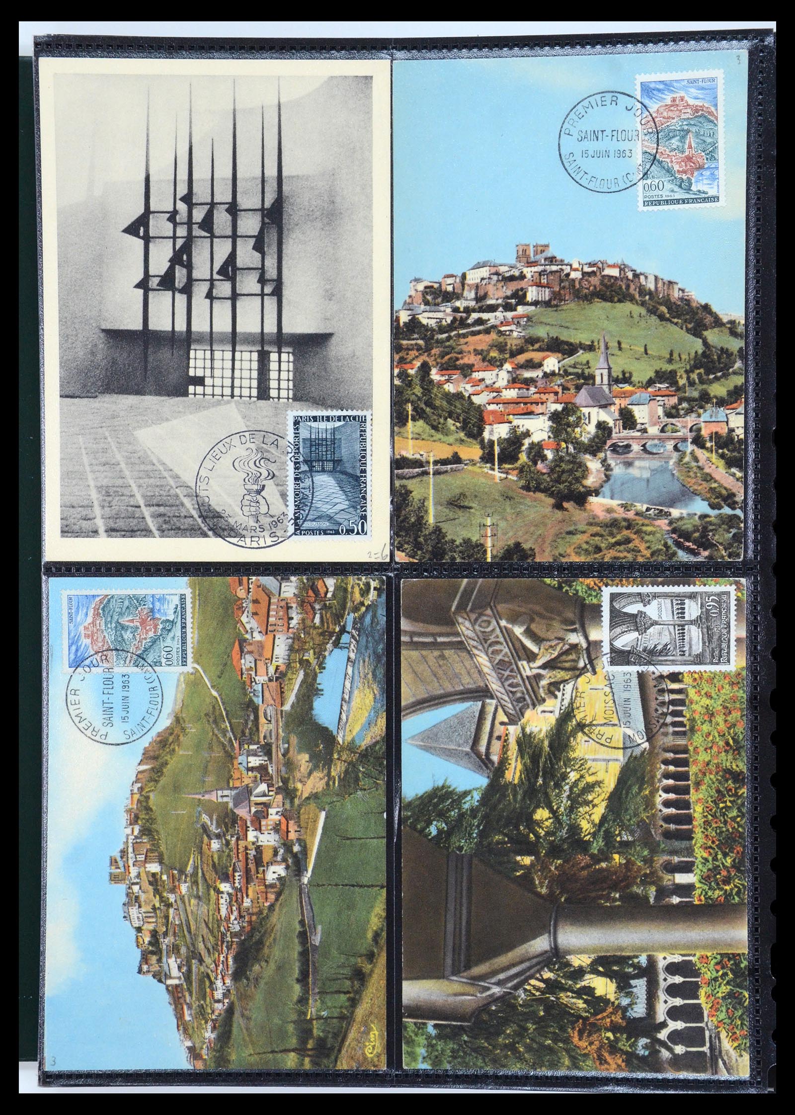 35770 098 - Postzegelverzameling 35770 Frankrijk maximumkaarten 1936(!)-1990.