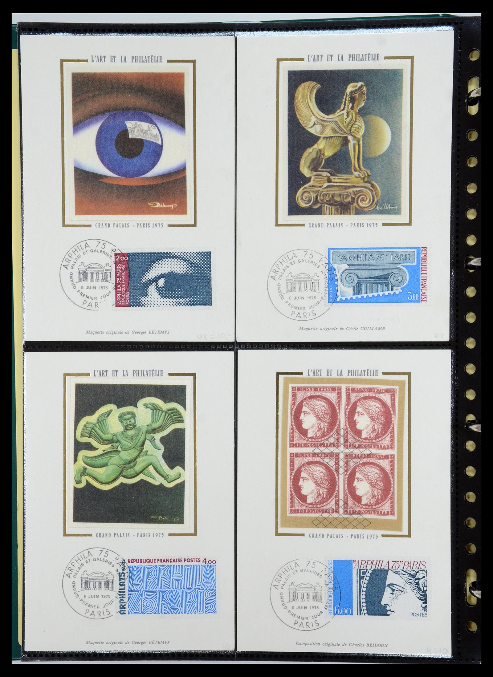 35770 131 - Stamp Collection 35770 France maximumcards 1936(!)-1990.