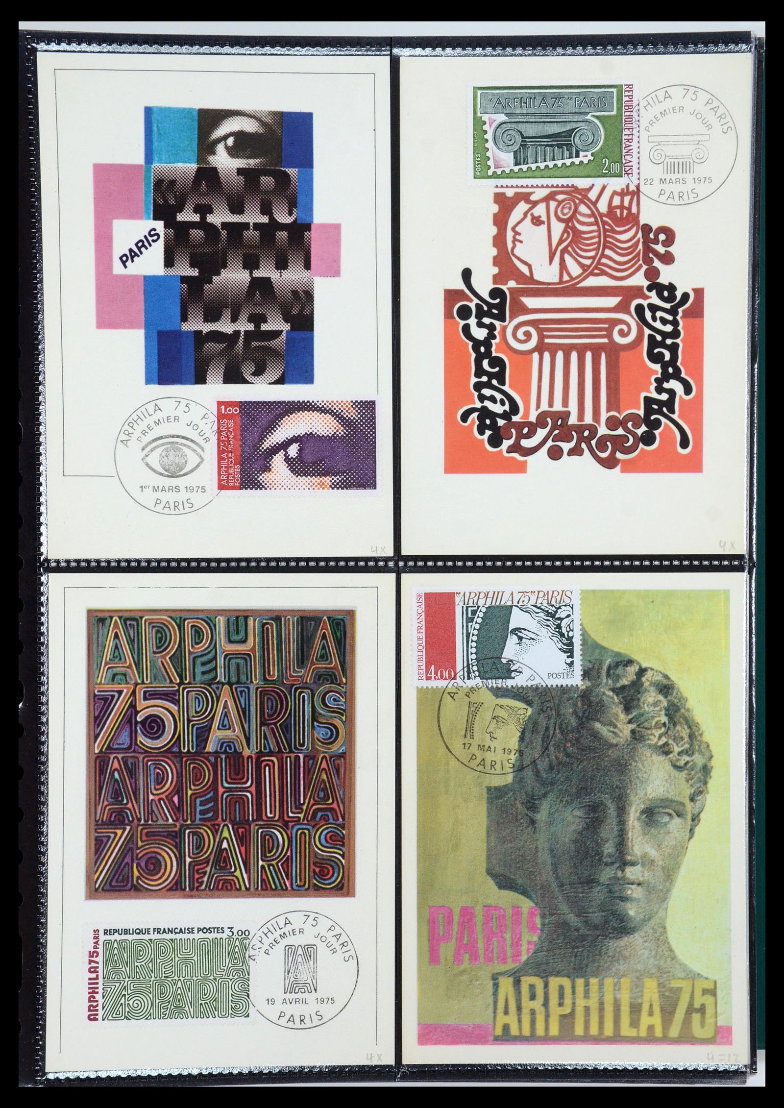 35770 134 - Postzegelverzameling 35770 Frankrijk maximumkaarten 1936(!)-1990.