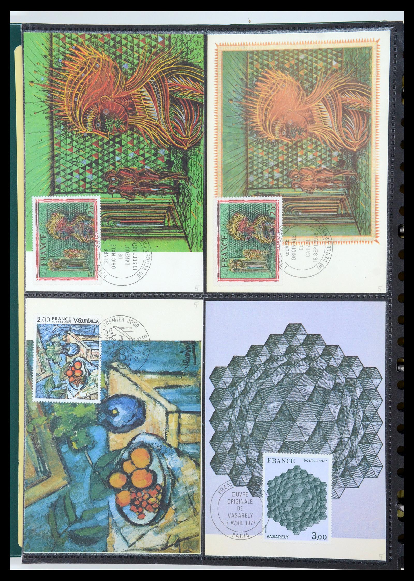 35770 137 - Postzegelverzameling 35770 Frankrijk maximumkaarten 1936(!)-1990.