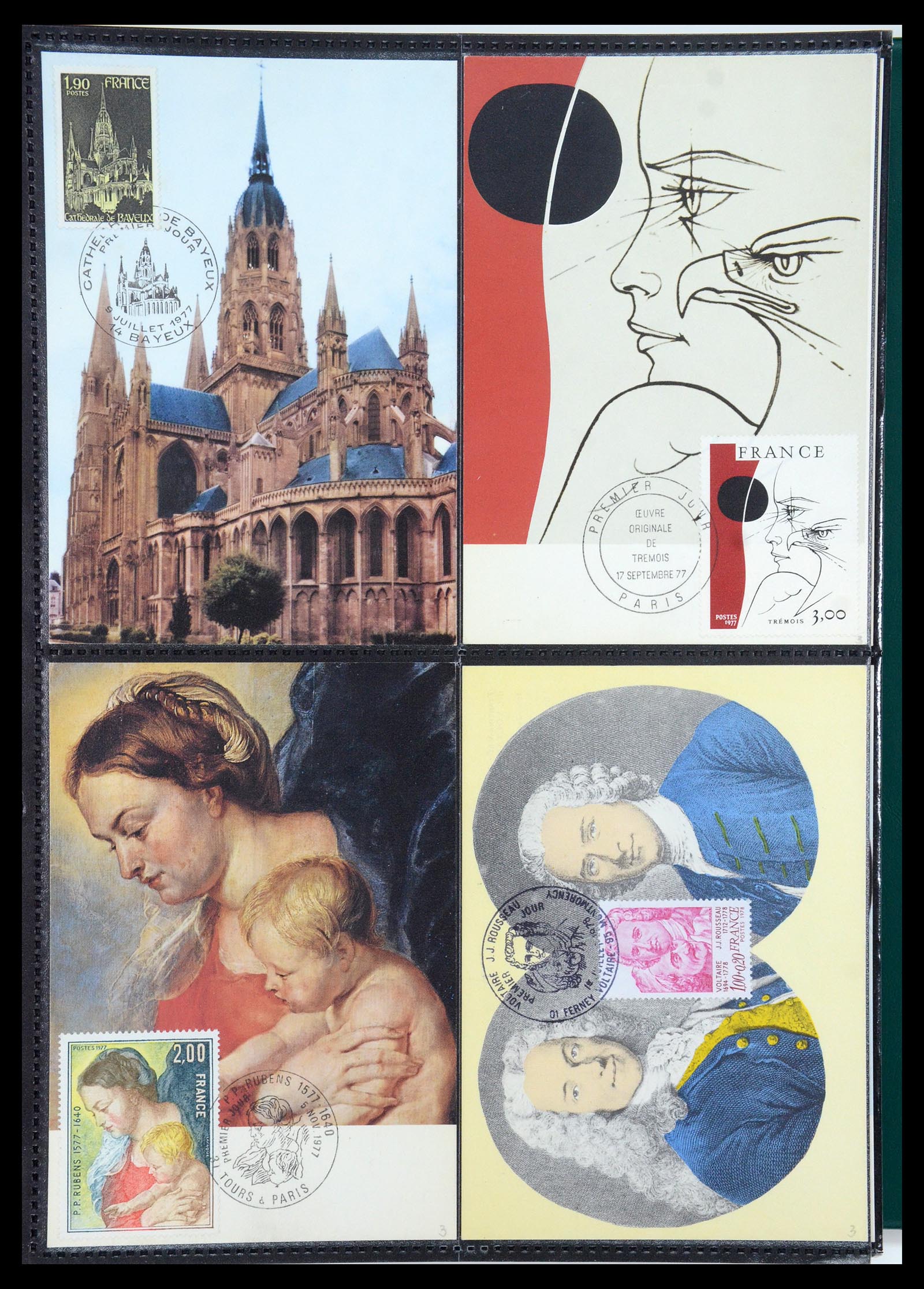 35770 138 - Stamp Collection 35770 France maximumcards 1936(!)-1990.