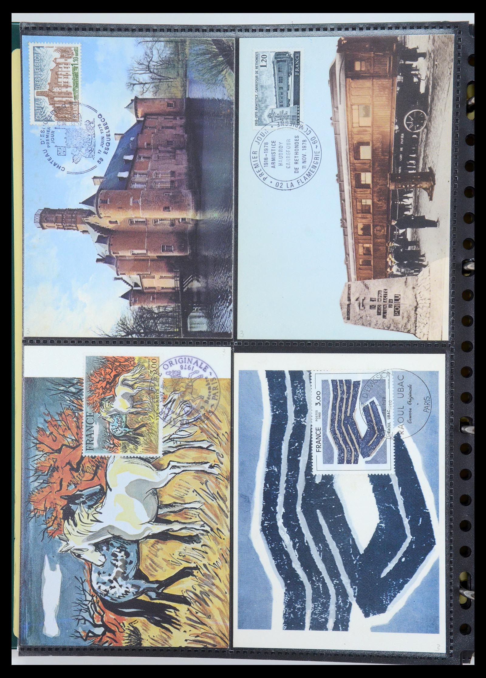 35770 139 - Stamp Collection 35770 France maximumcards 1936(!)-1990.