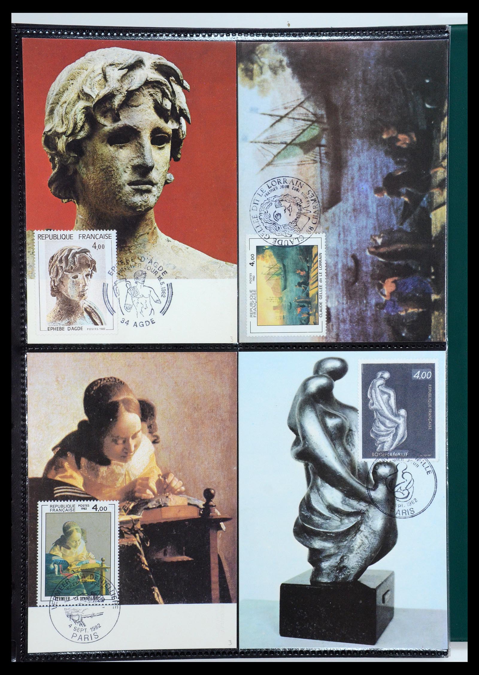 35770 146 - Postzegelverzameling 35770 Frankrijk maximumkaarten 1936(!)-1990.