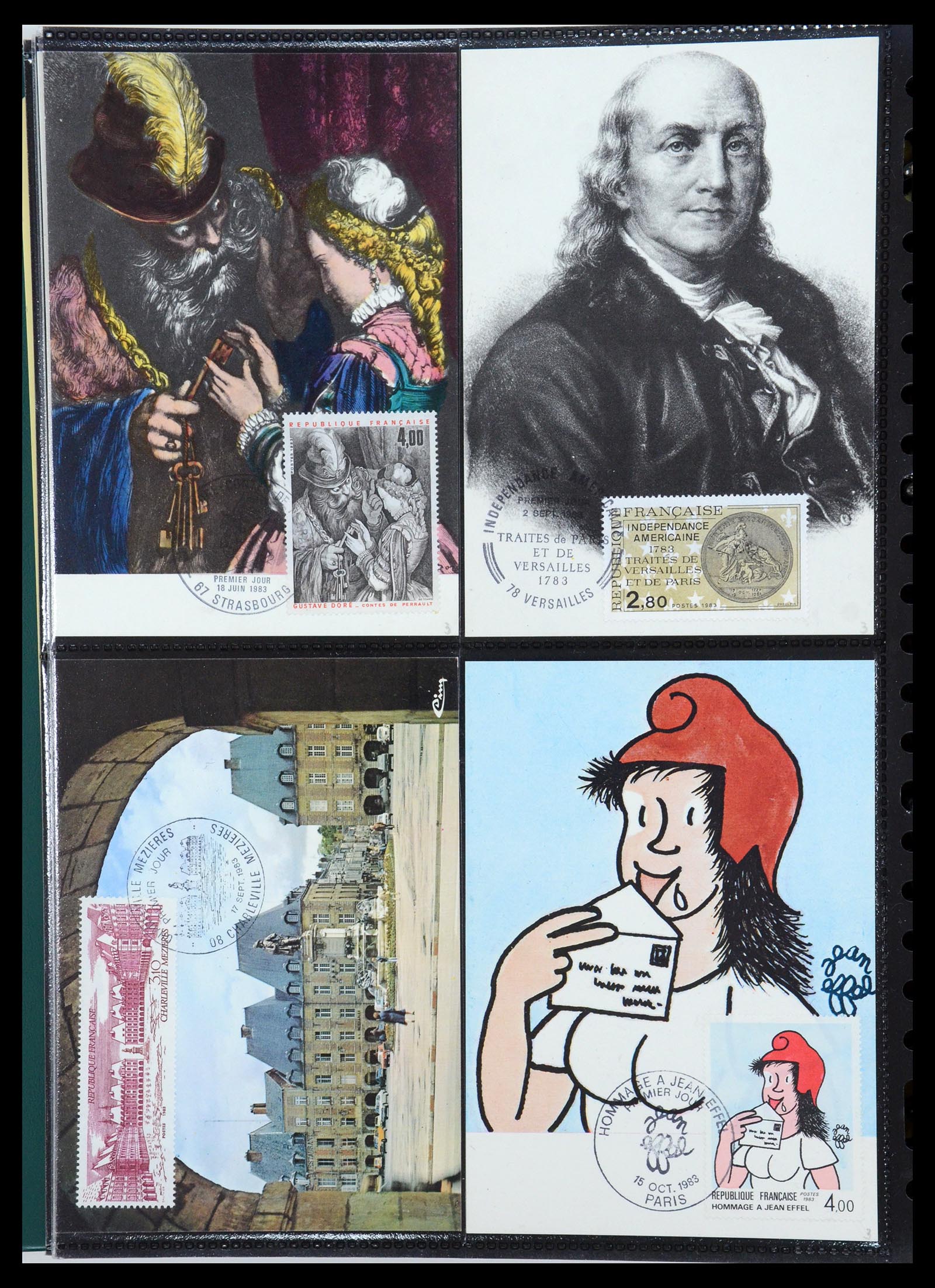 35770 149 - Postzegelverzameling 35770 Frankrijk maximumkaarten 1936(!)-1990.