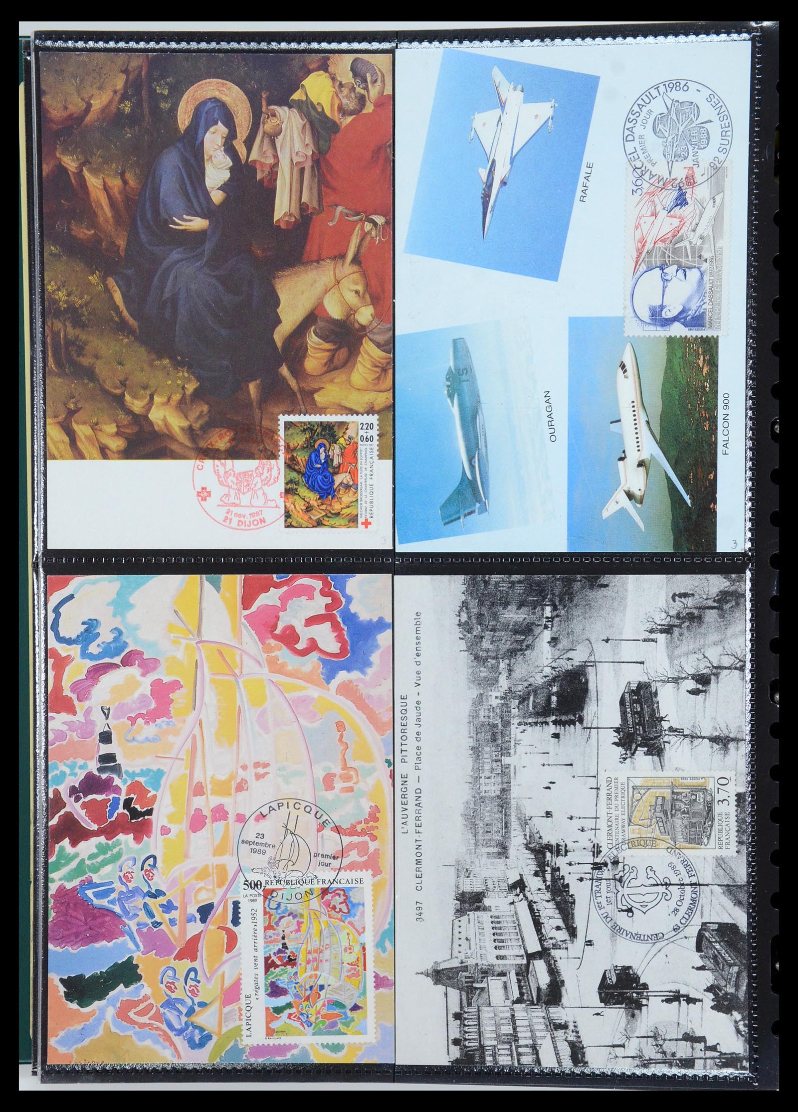 35770 151 - Postzegelverzameling 35770 Frankrijk maximumkaarten 1936(!)-1990.