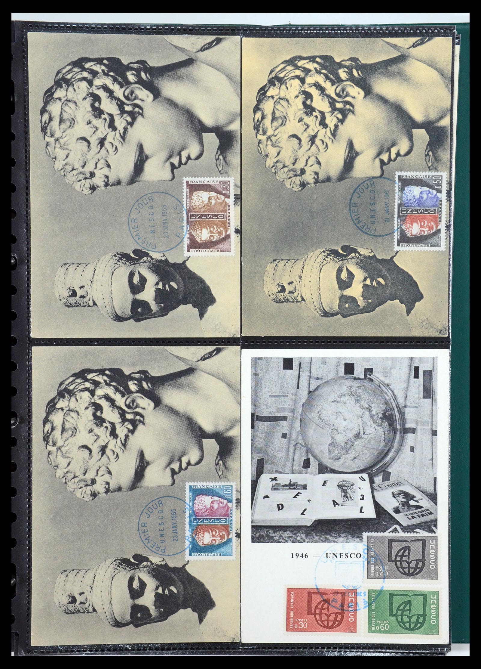35770 156 - Postzegelverzameling 35770 Frankrijk maximumkaarten 1936(!)-1990.