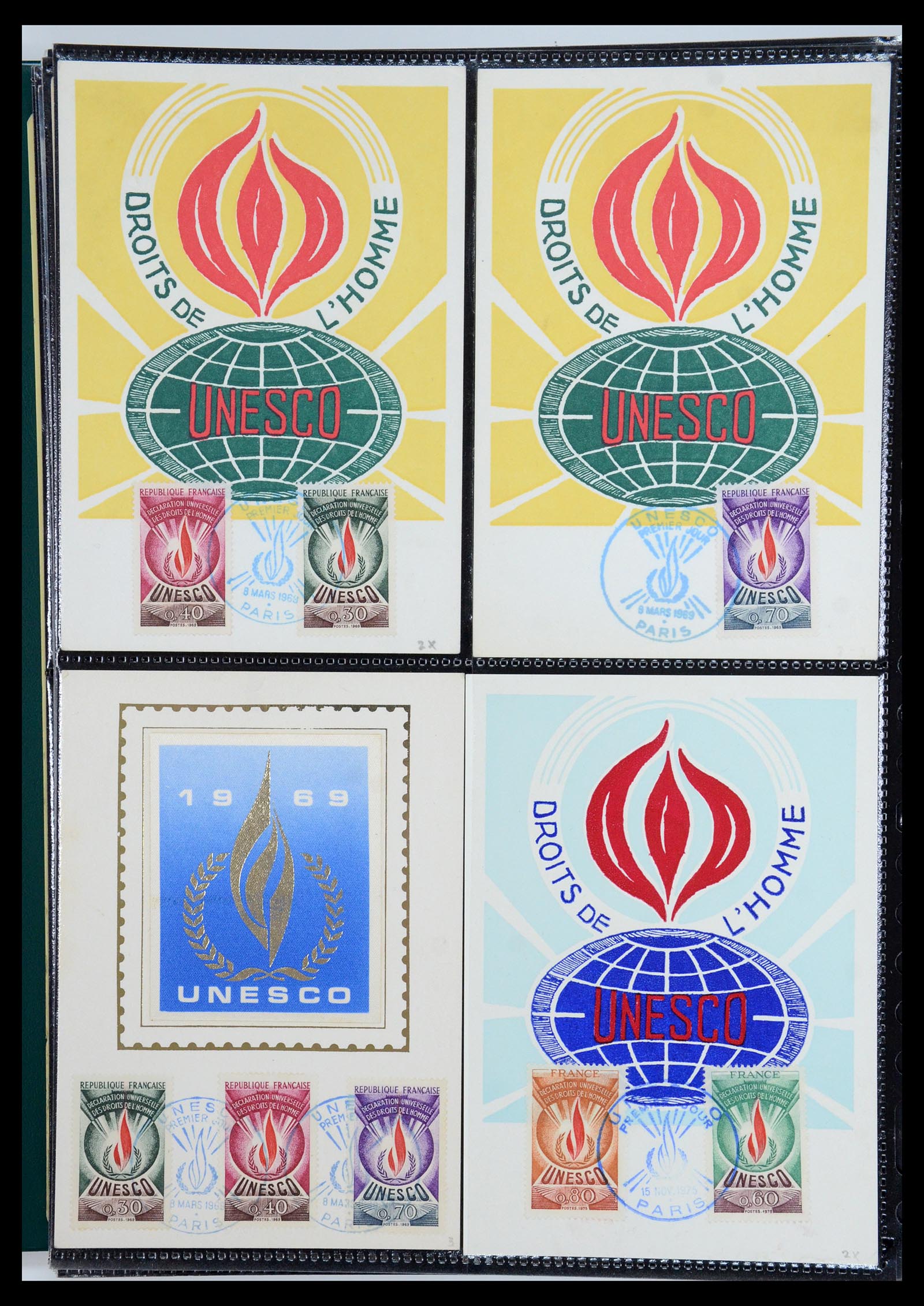 35770 159 - Postzegelverzameling 35770 Frankrijk maximumkaarten 1936(!)-1990.
