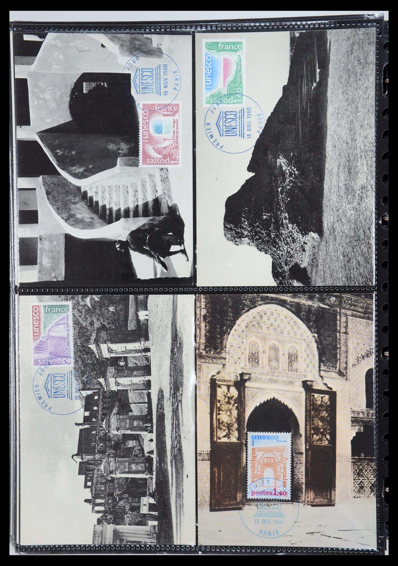 35770 162 - Postzegelverzameling 35770 Frankrijk maximumkaarten 1936(!)-1990.