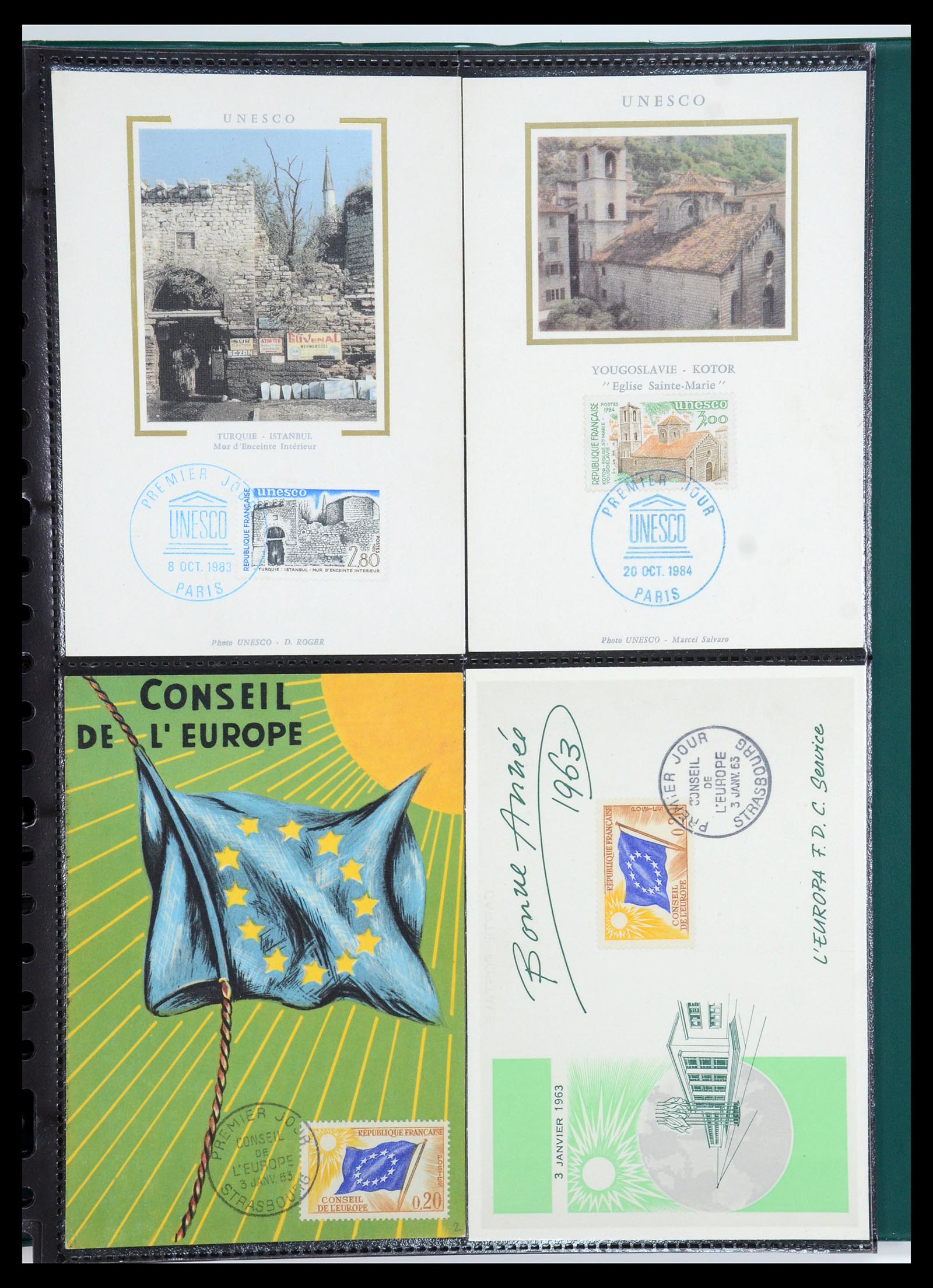35770 165 - Stamp Collection 35770 France maximumcards 1936(!)-1990.
