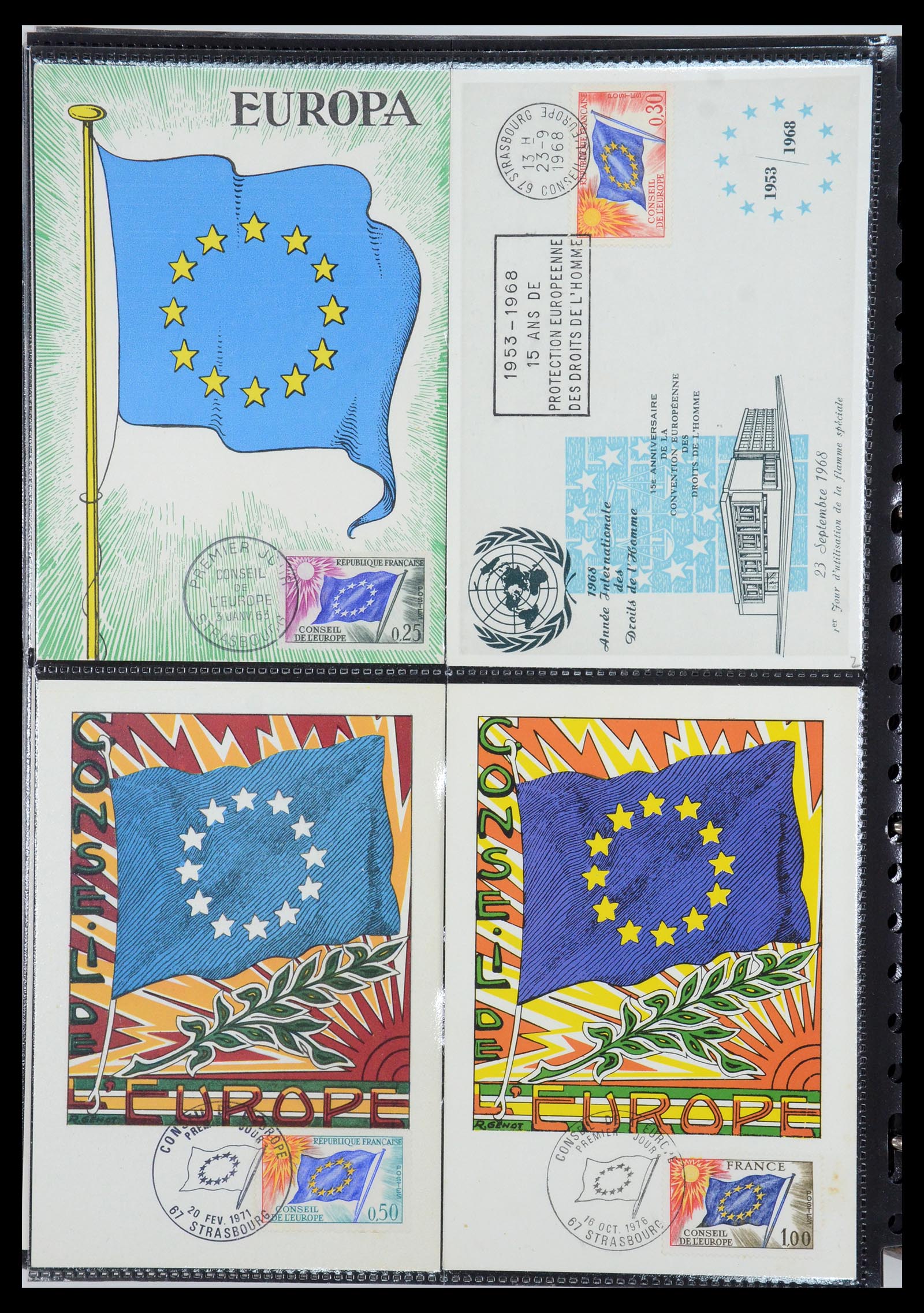 35770 167 - Postzegelverzameling 35770 Frankrijk maximumkaarten 1936(!)-1990.