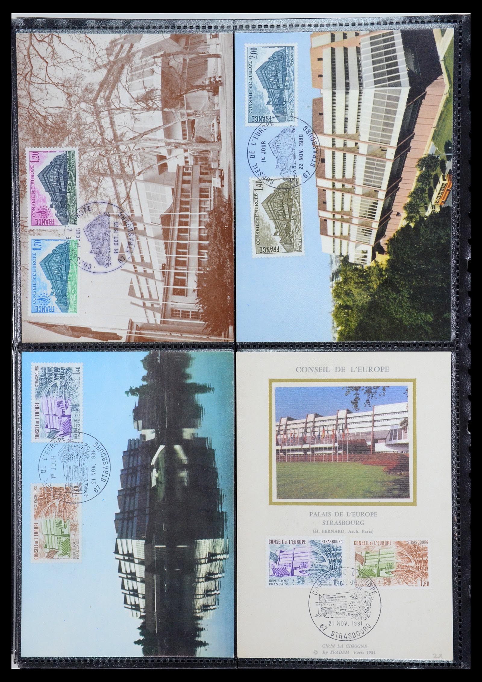 35770 169 - Postzegelverzameling 35770 Frankrijk maximumkaarten 1936(!)-1990.