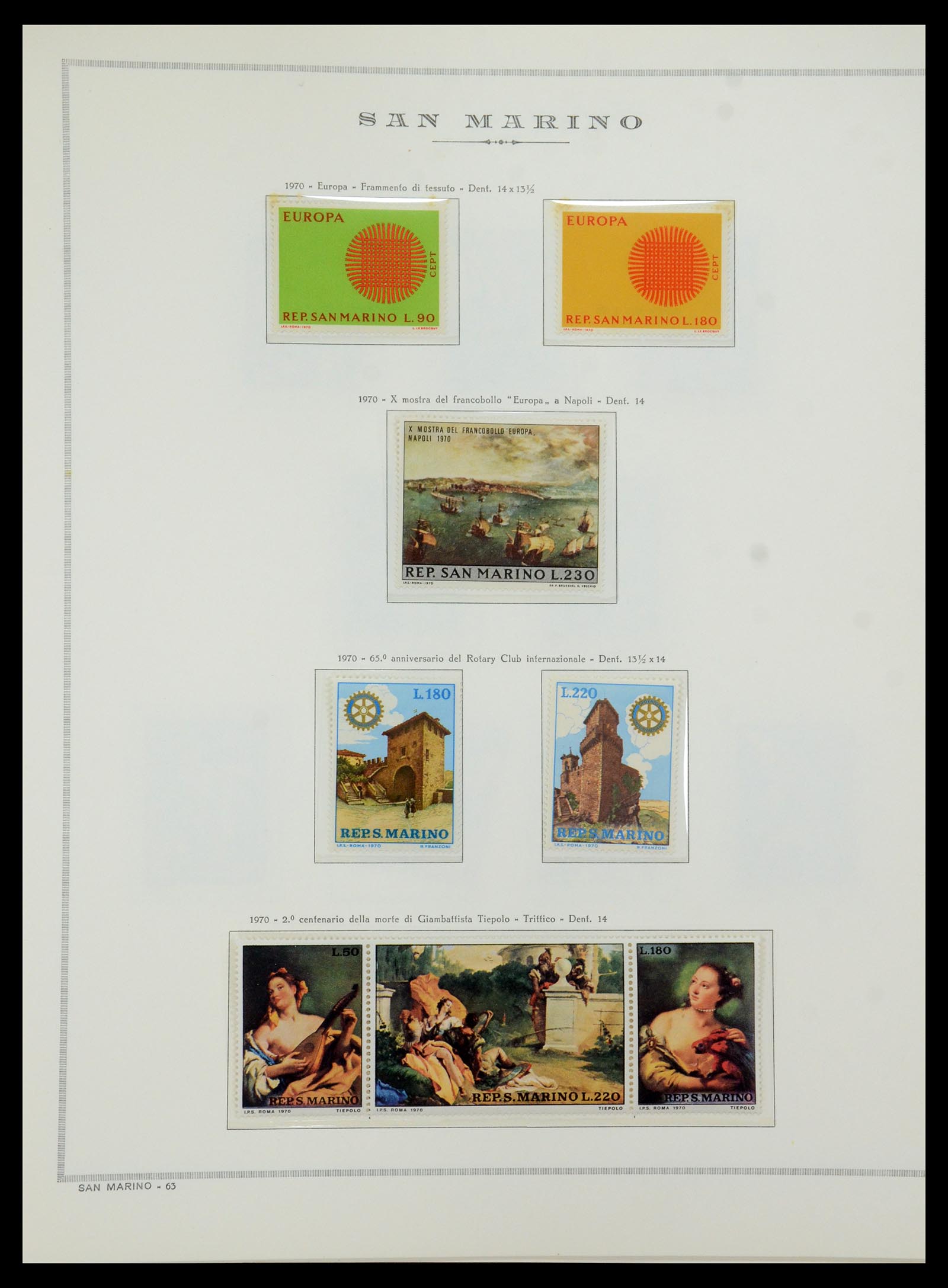 35771 002 - Postzegelverzameling 35771 San Marino 1877-1997.