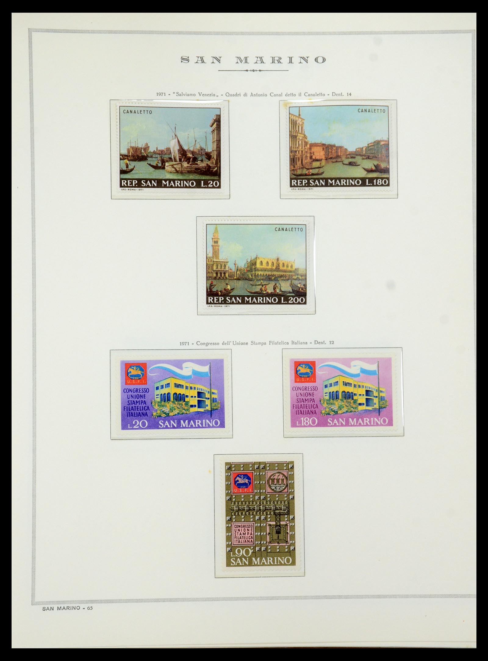 35771 004 - Postzegelverzameling 35771 San Marino 1877-1997.