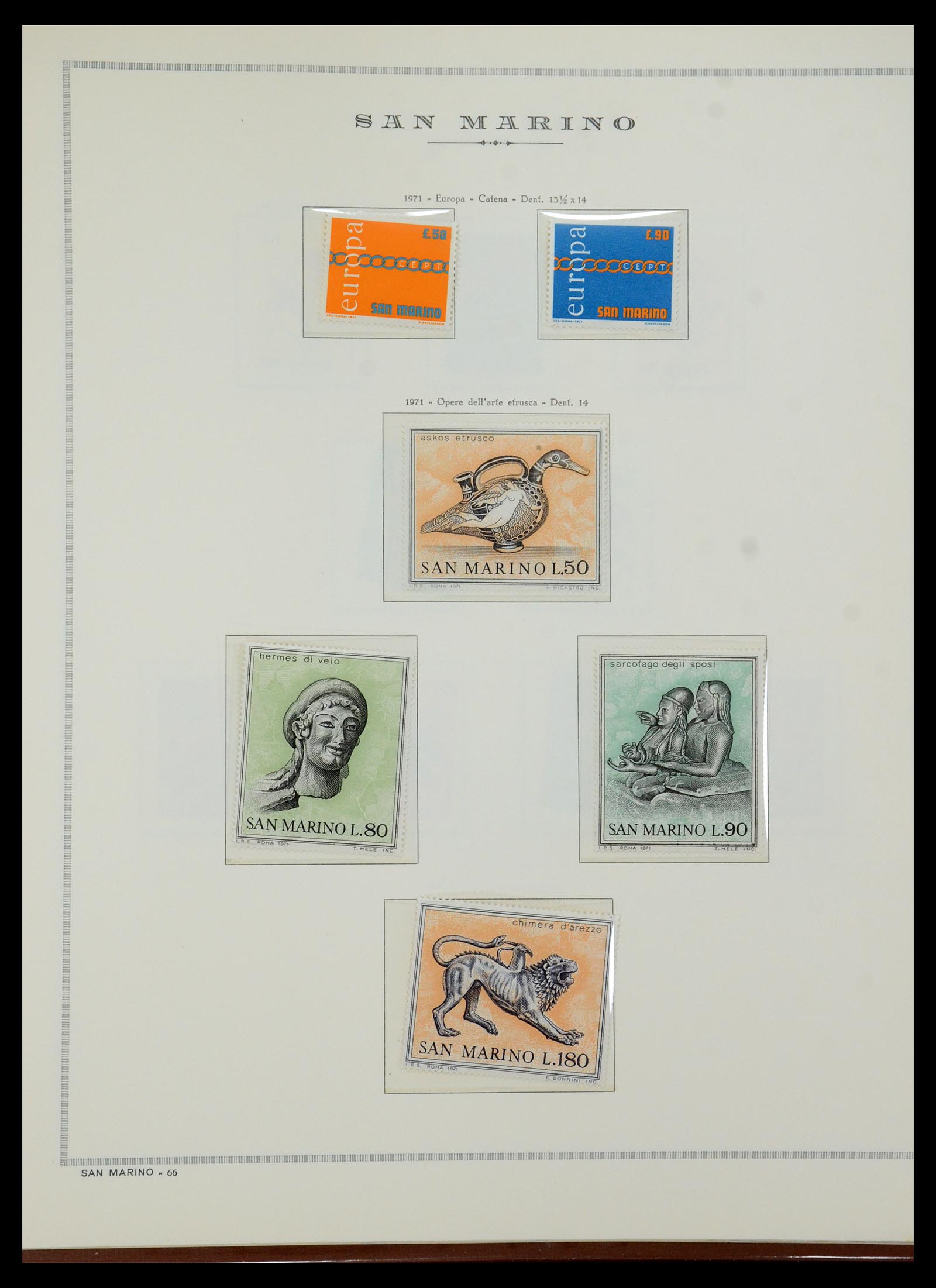 35771 005 - Postzegelverzameling 35771 San Marino 1877-1997.