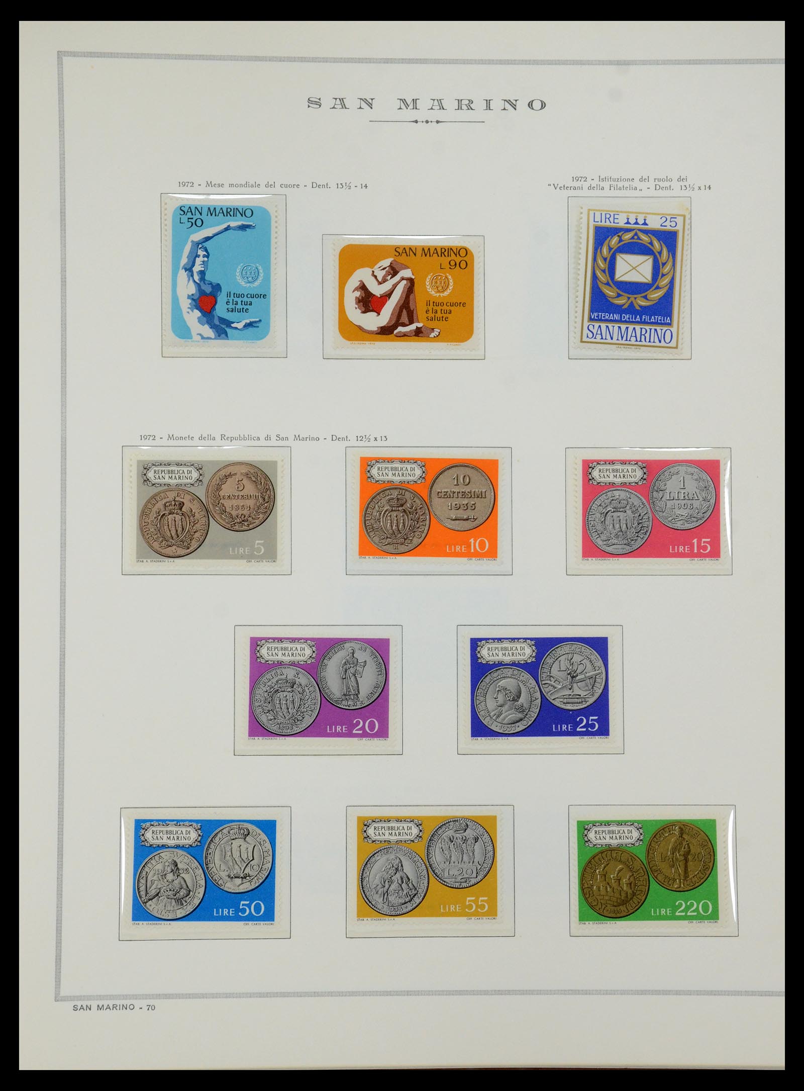 35771 009 - Postzegelverzameling 35771 San Marino 1877-1997.