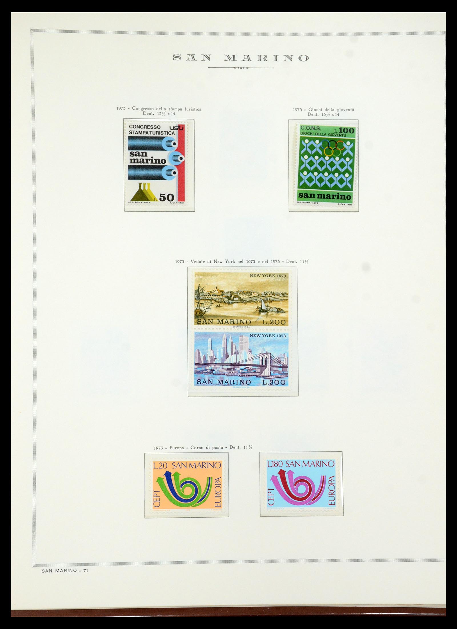 35771 010 - Postzegelverzameling 35771 San Marino 1877-1997.