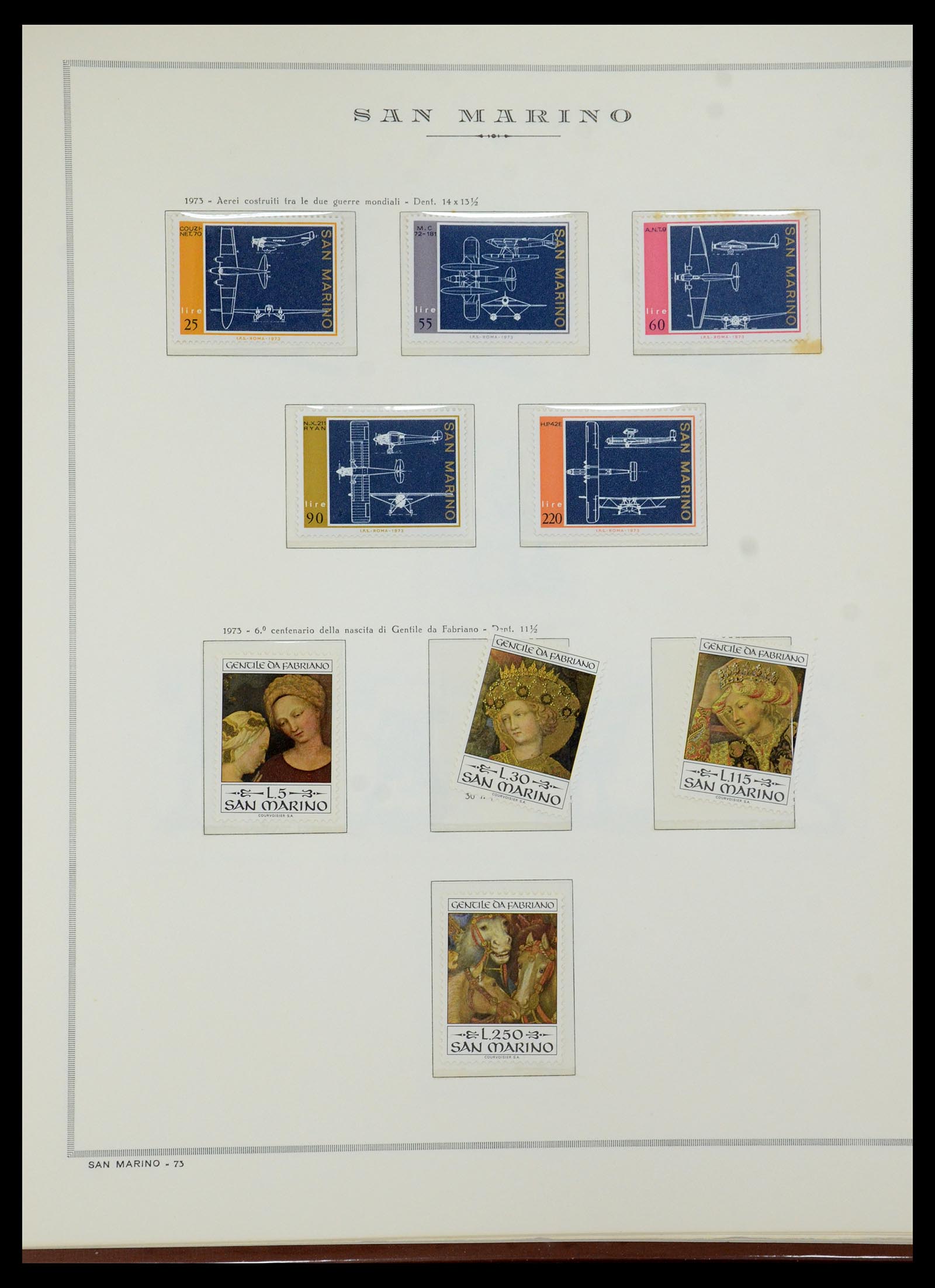 35771 012 - Stamp Collection 35771 San Marino 1877-1997.