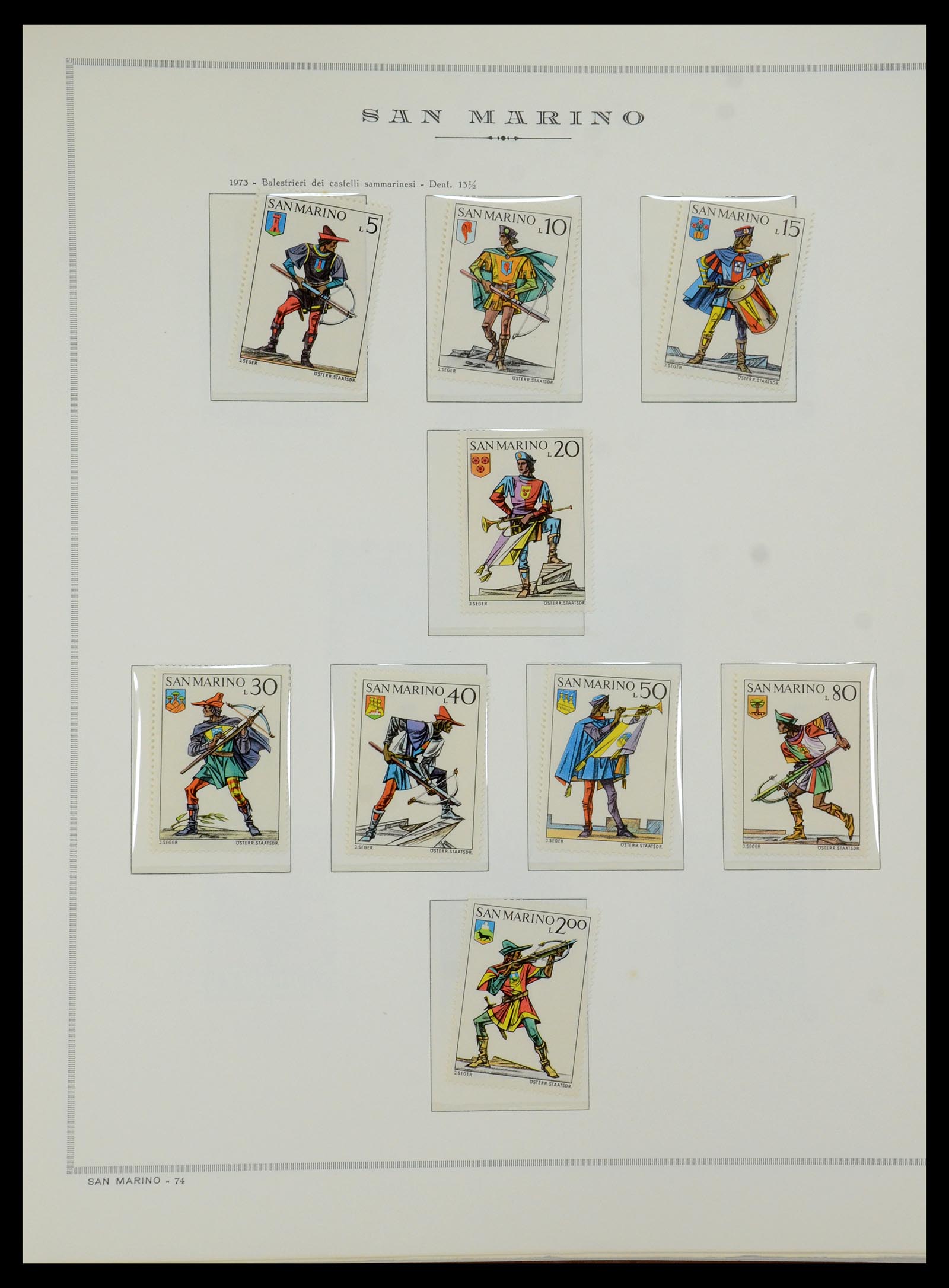 35771 013 - Postzegelverzameling 35771 San Marino 1877-1997.