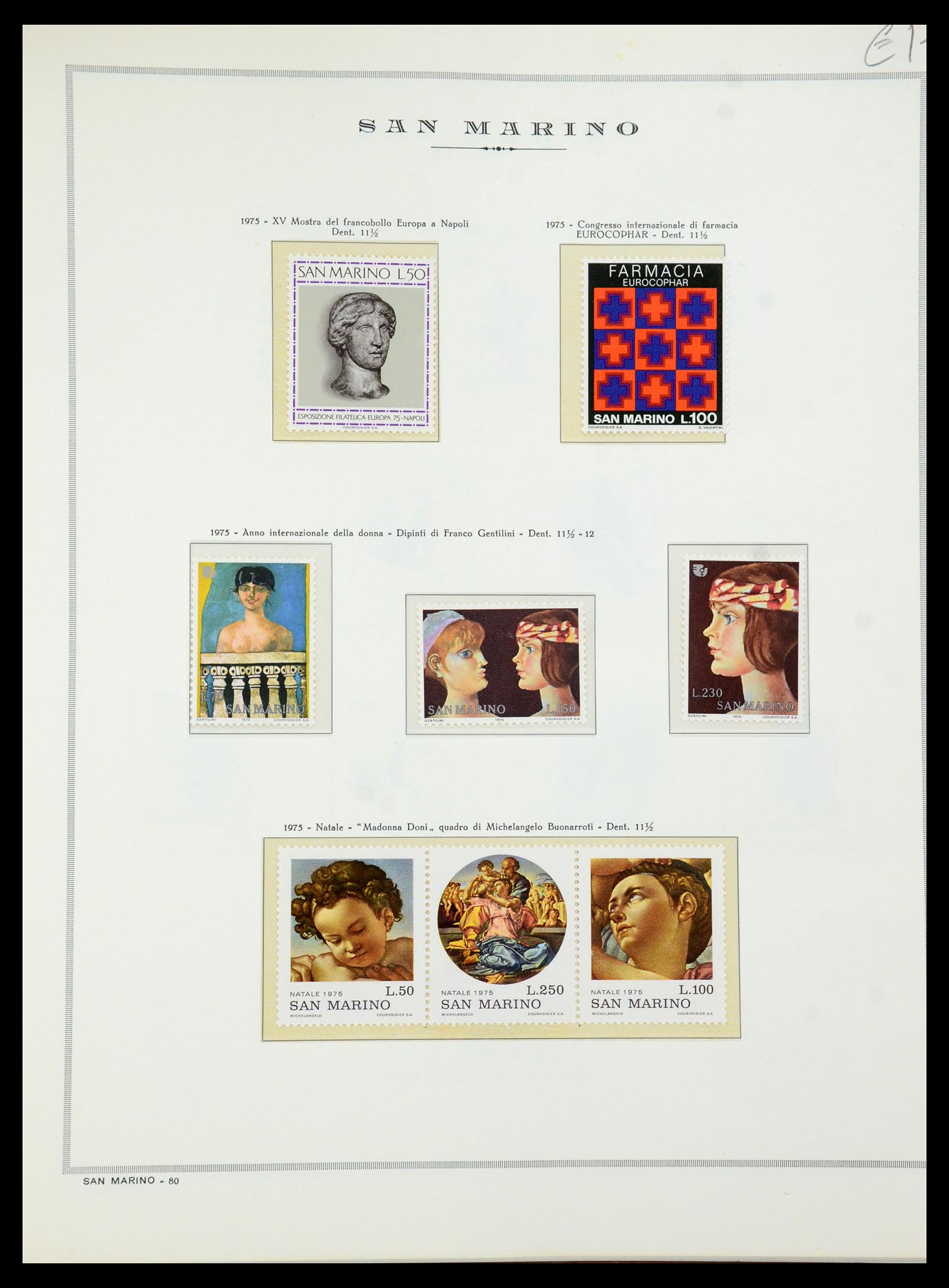 35771 018 - Postzegelverzameling 35771 San Marino 1877-1997.