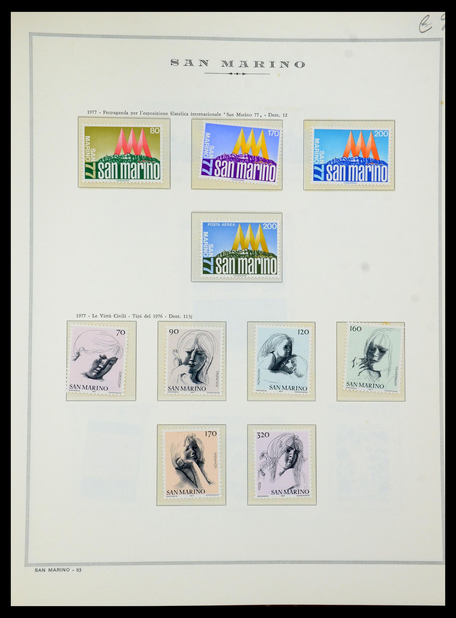 35771 022 - Postzegelverzameling 35771 San Marino 1877-1997.