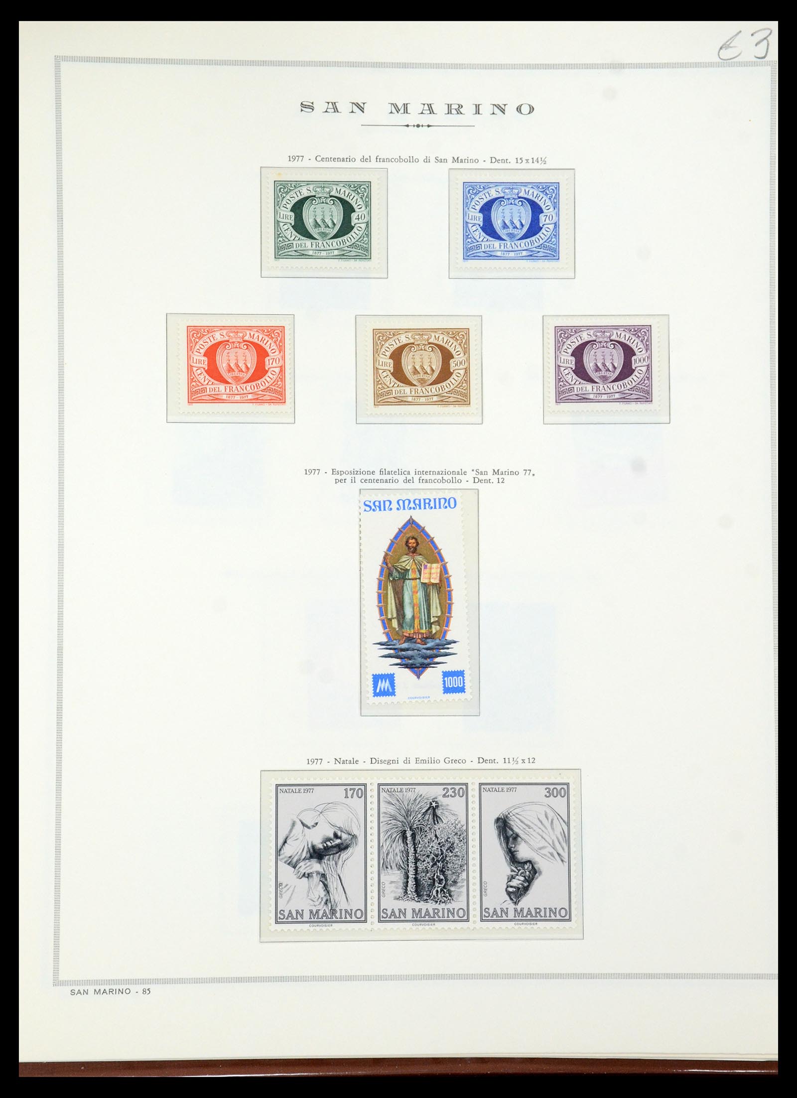 35771 024 - Postzegelverzameling 35771 San Marino 1877-1997.